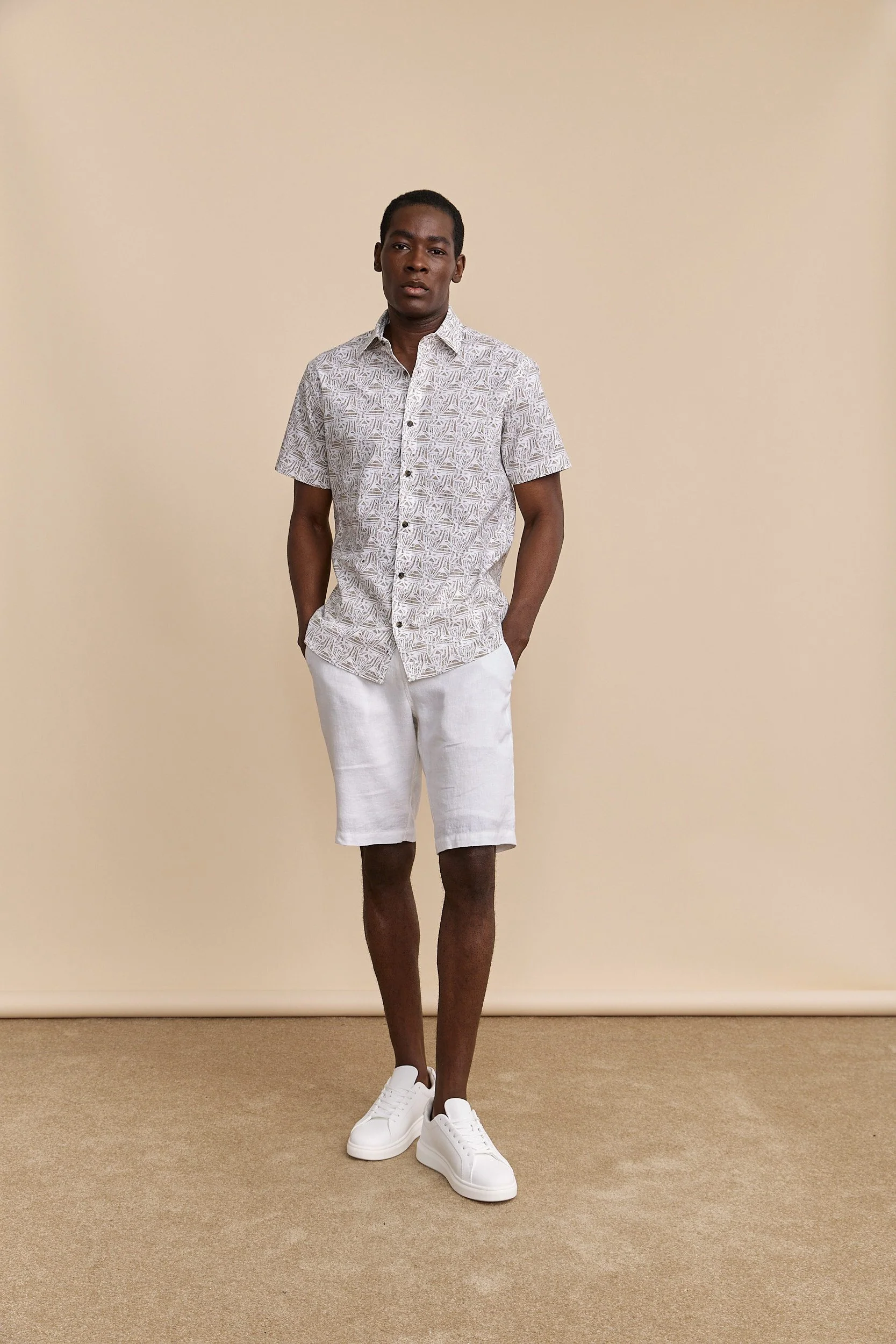 Abstract print shirt