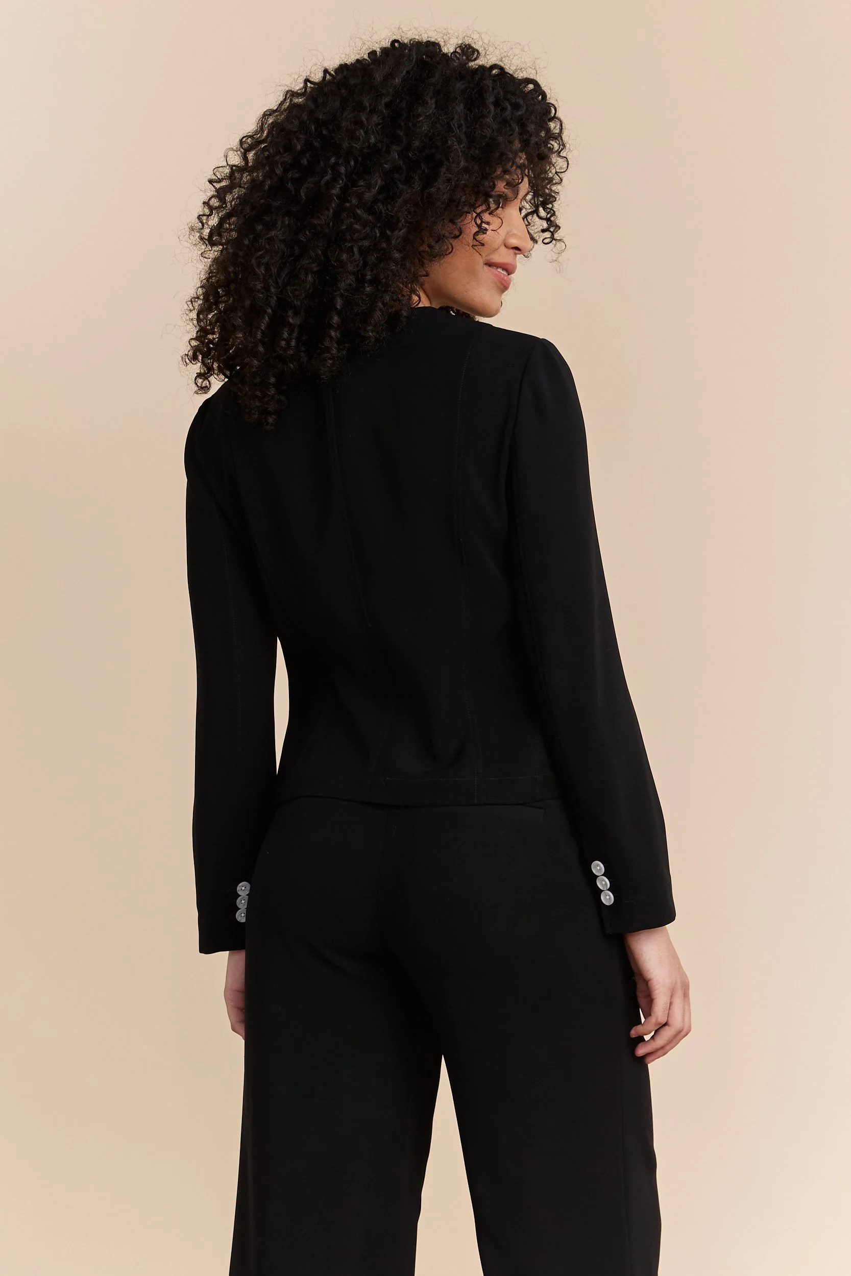 Basic cropped jacket - Image 3