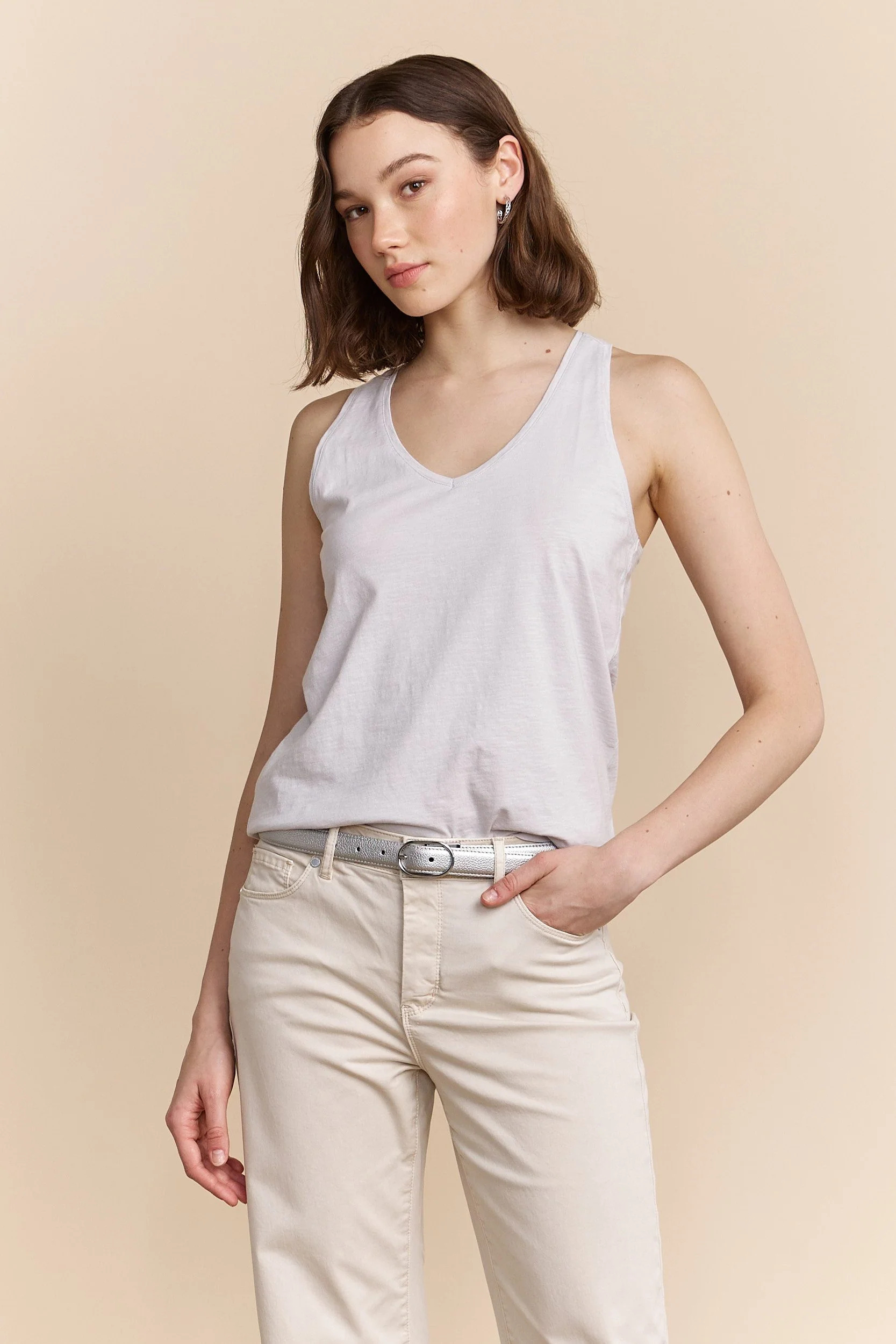Basic V neck cami - Image 3