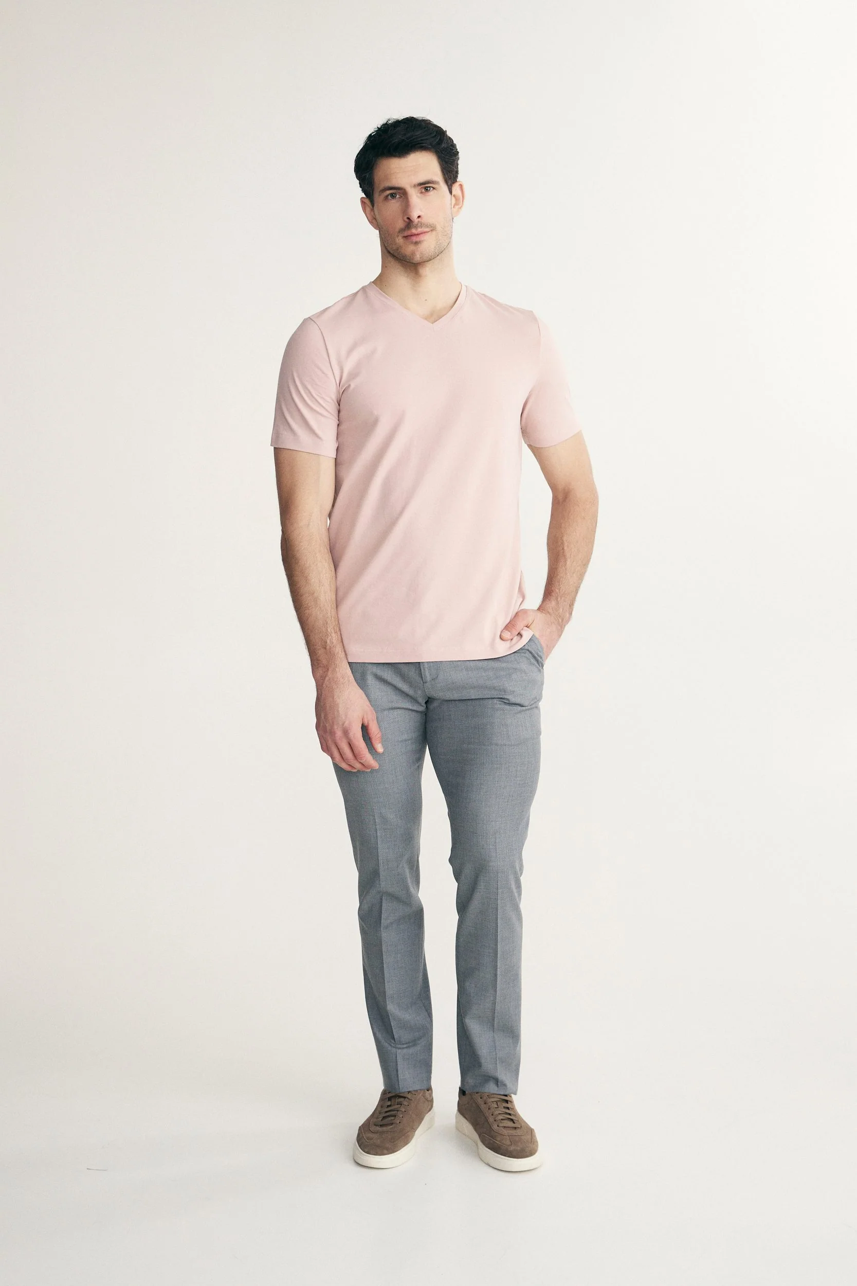 Basic V neck T-shirt - Image 6