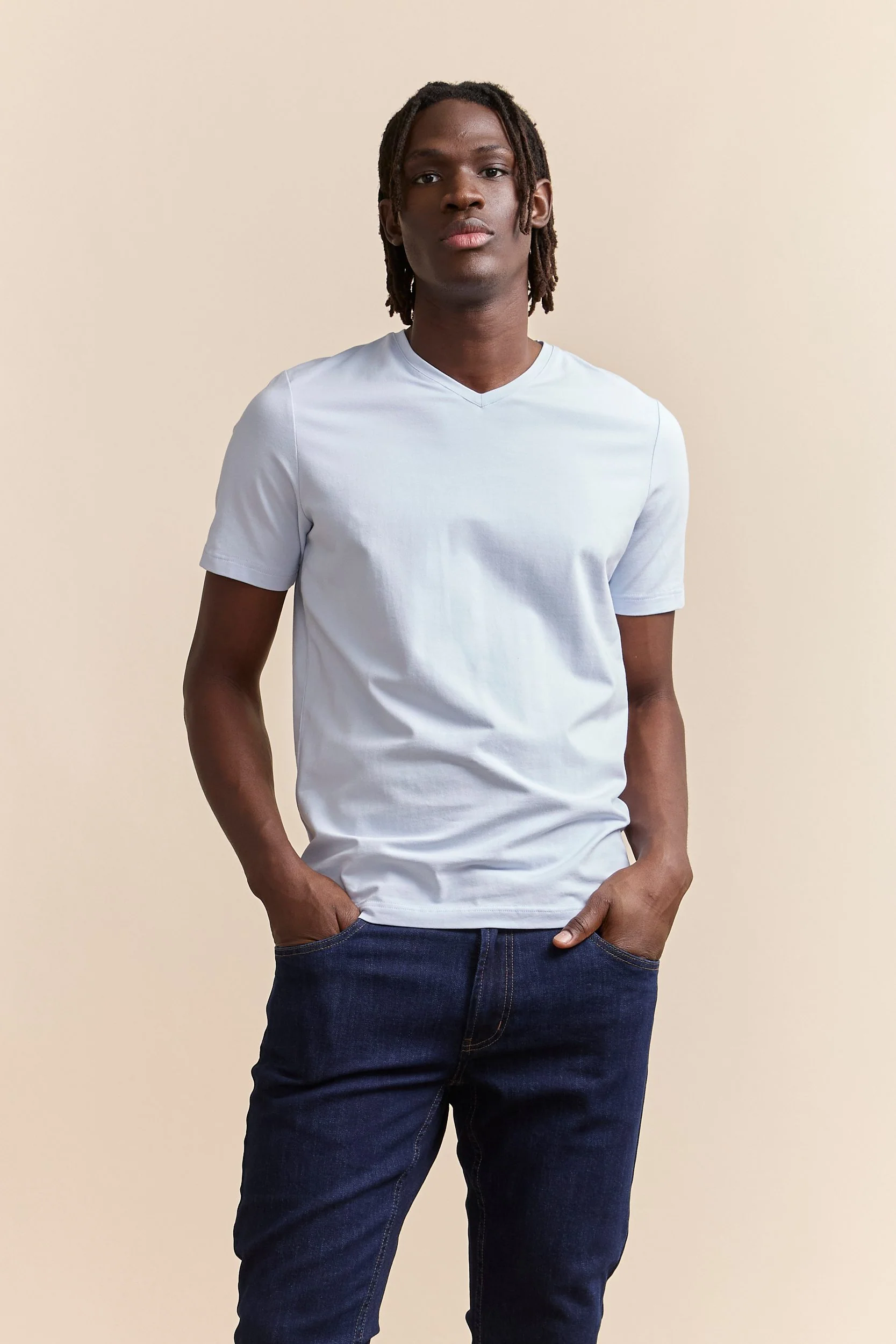 Basic V neck T-shirt - Image 16