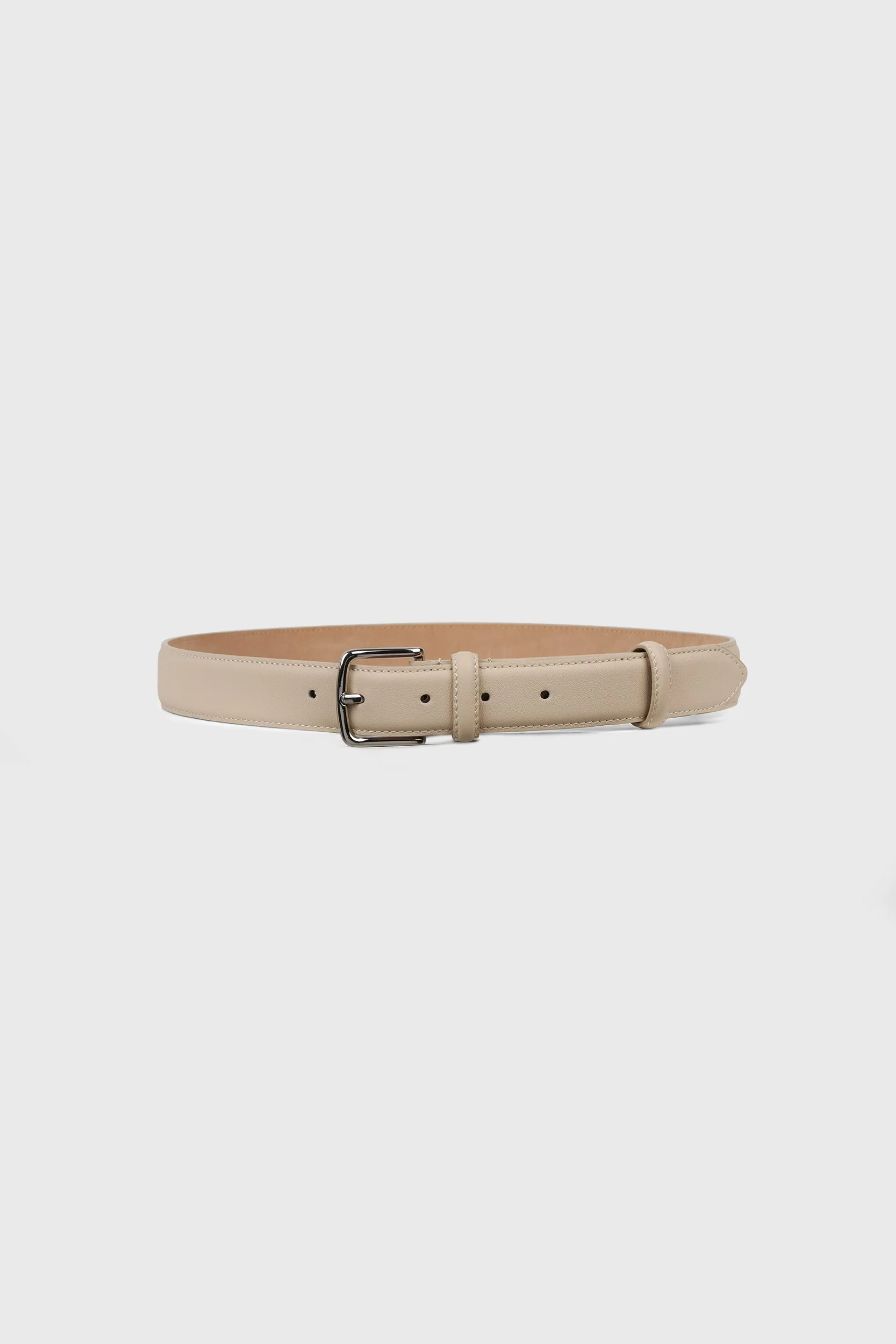 Belt with silver buckle - Image 3