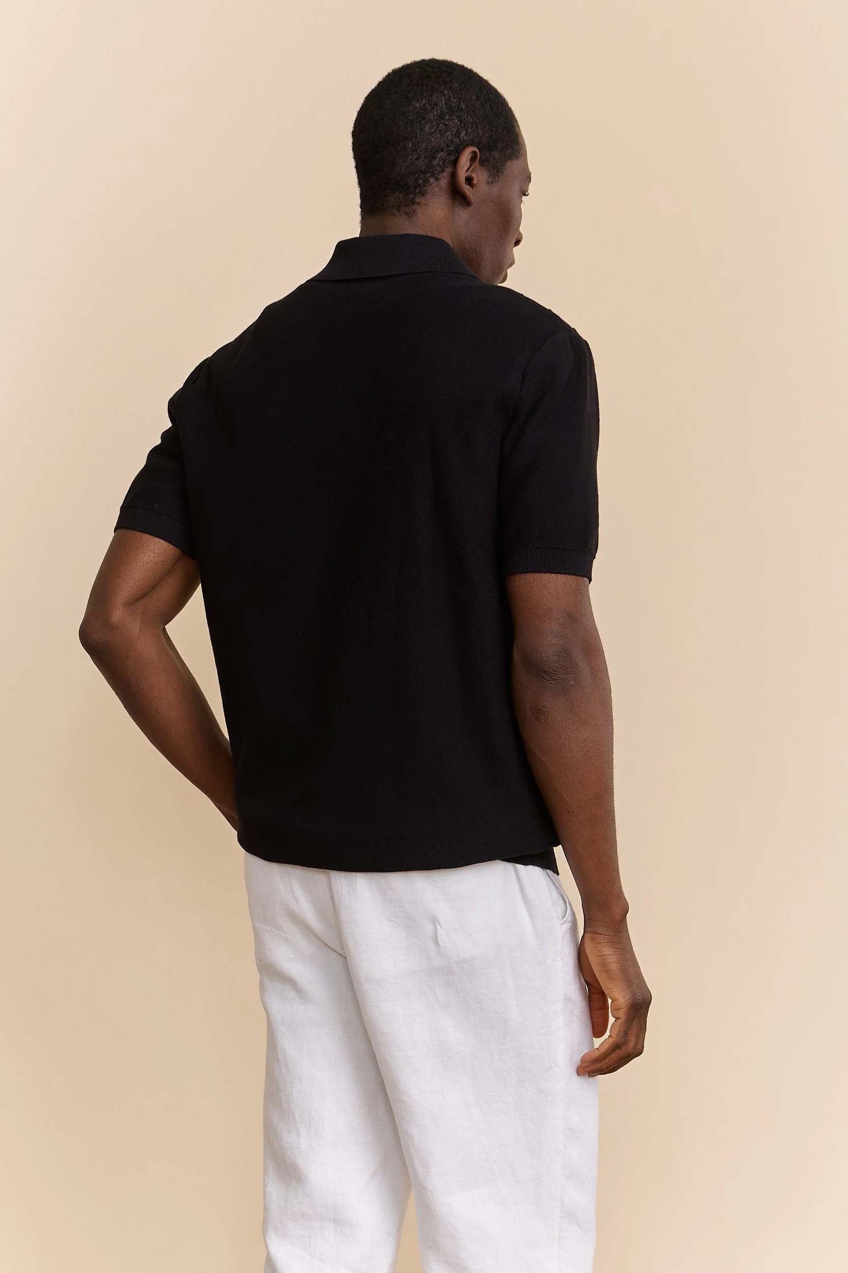 Cable knit front short sleeve cardigan - Image 2