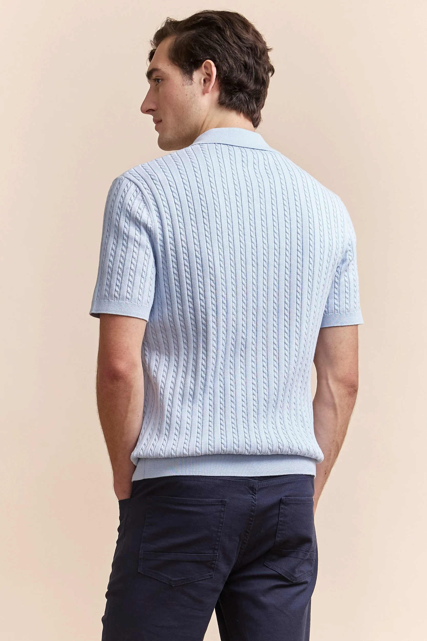 Cable knit polo - Image 5