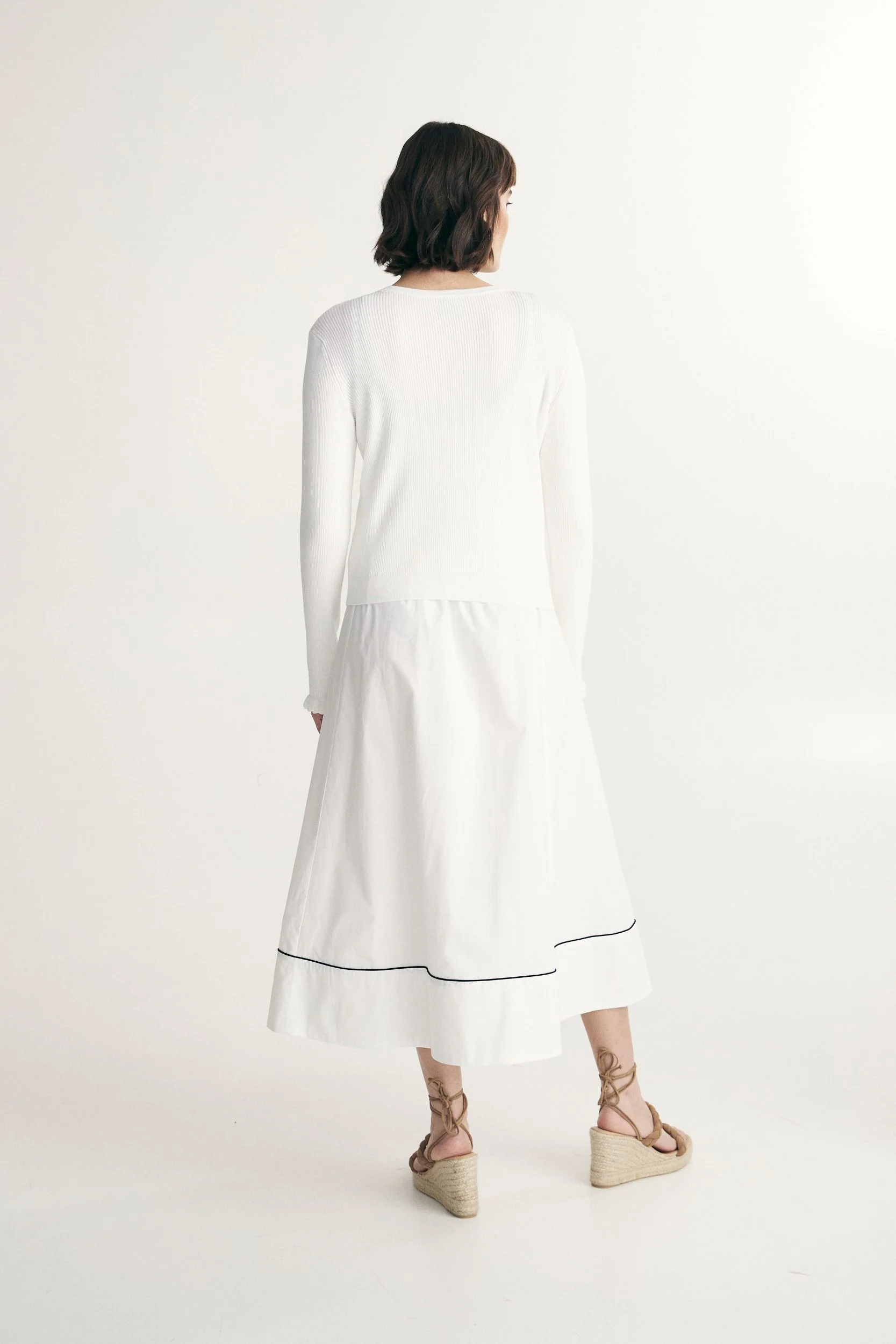 Cardigan with wrist detail - Image 2