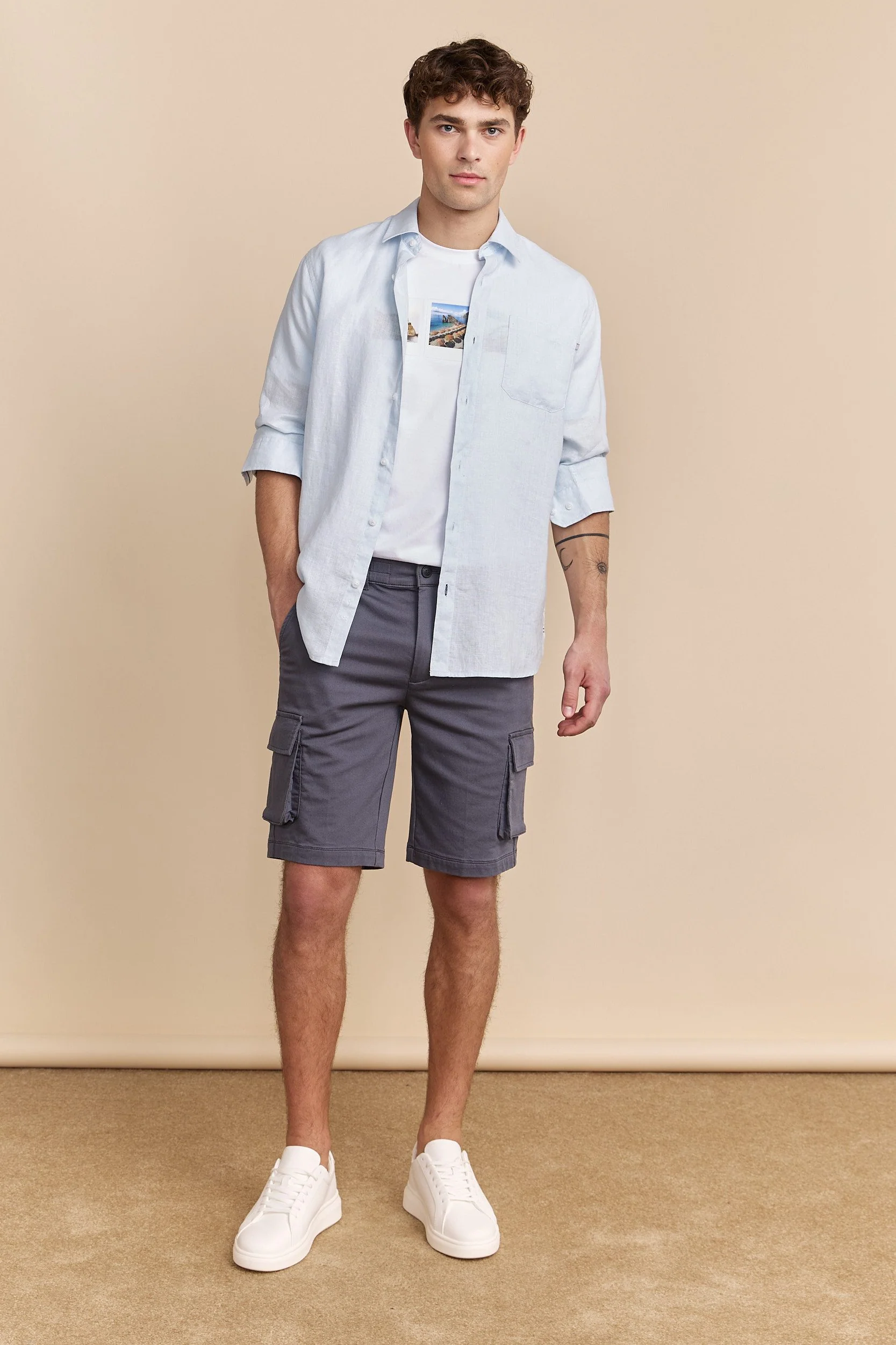 Cargo shorts with pockets - Image 8