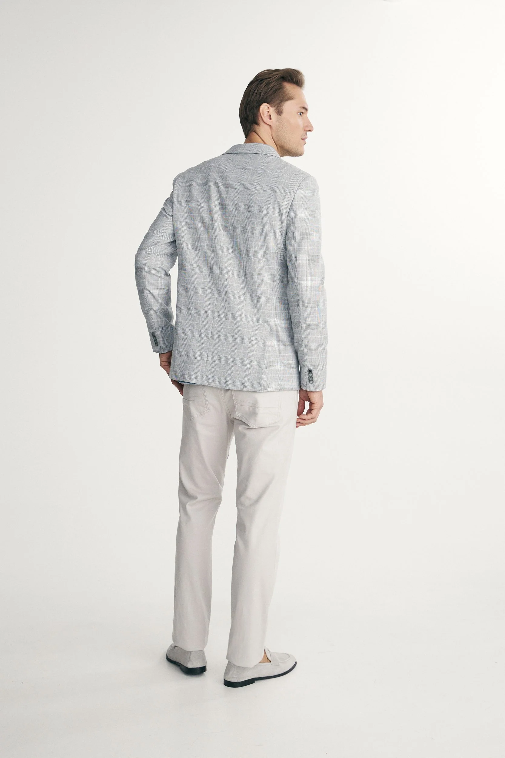 Check Fitted blazer - Image 3