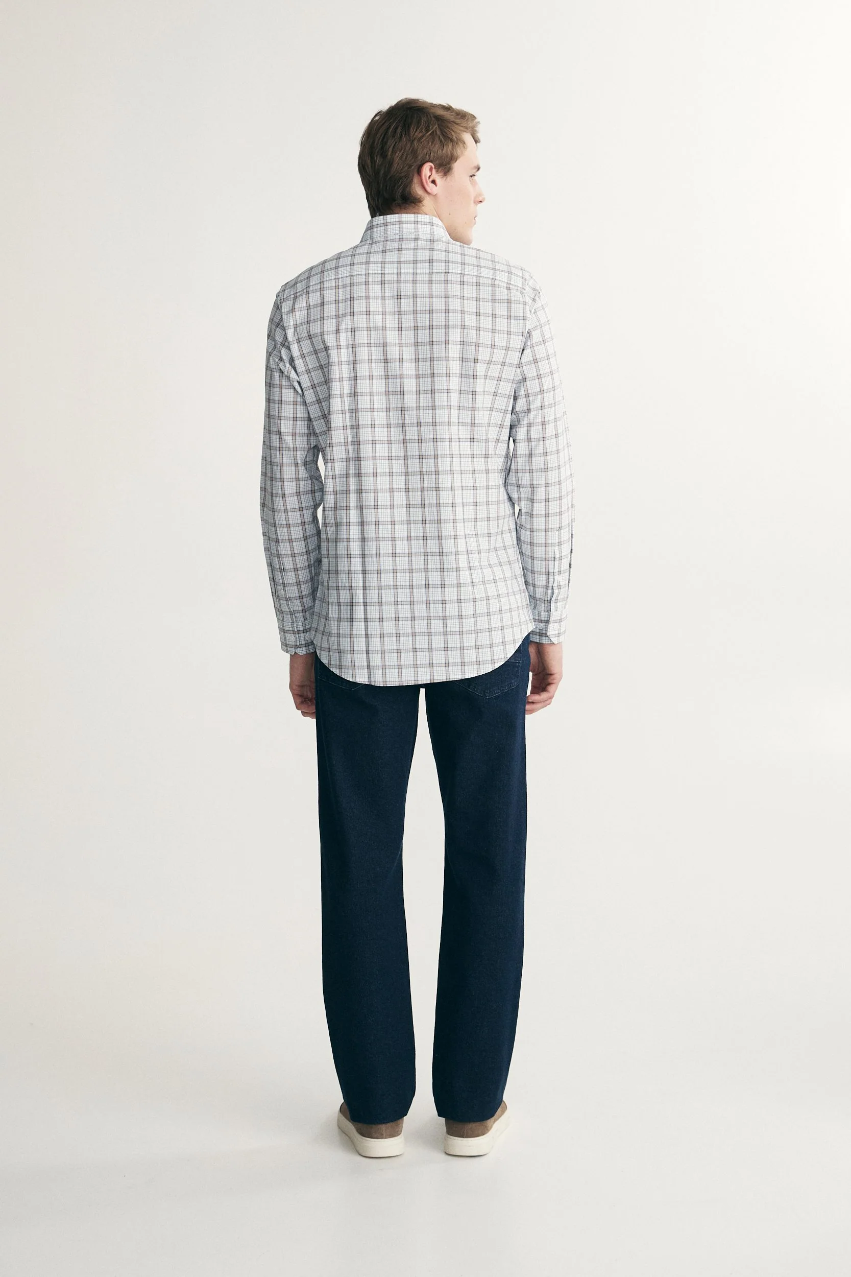 Checkered fitted shirt - Image 2