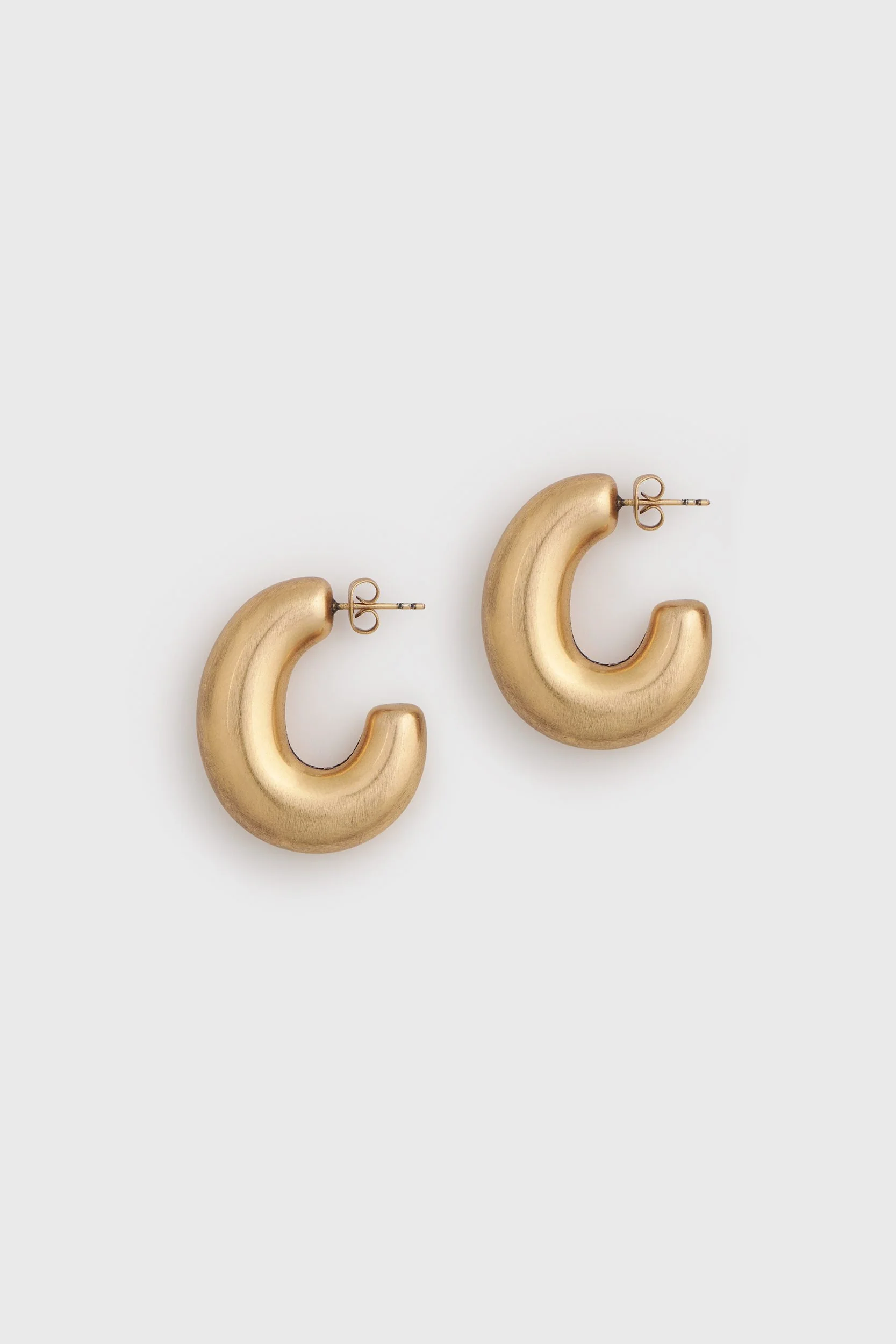 Chunky hoop earrings - Image 2