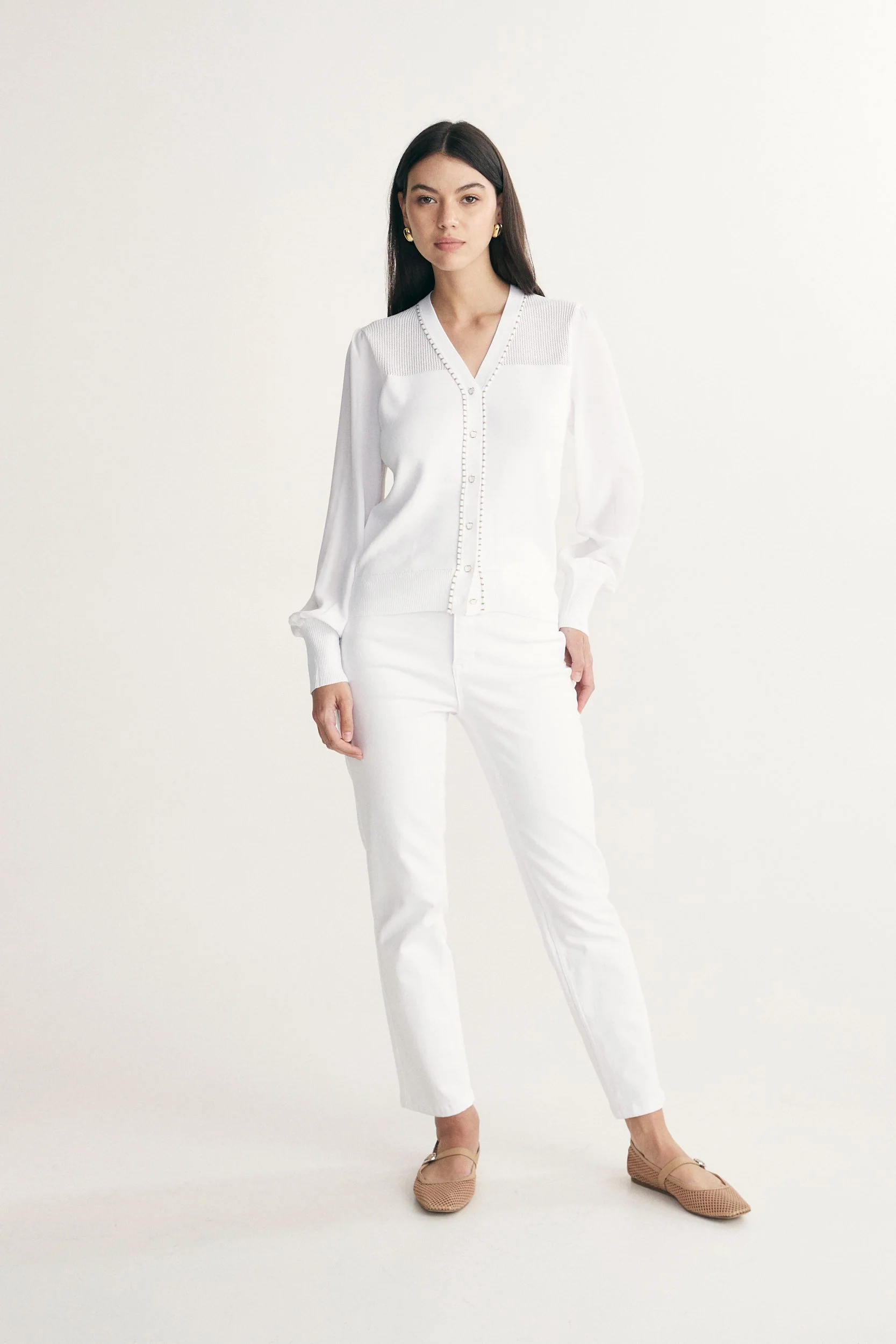 Combo sleeve cardigan - Image 3