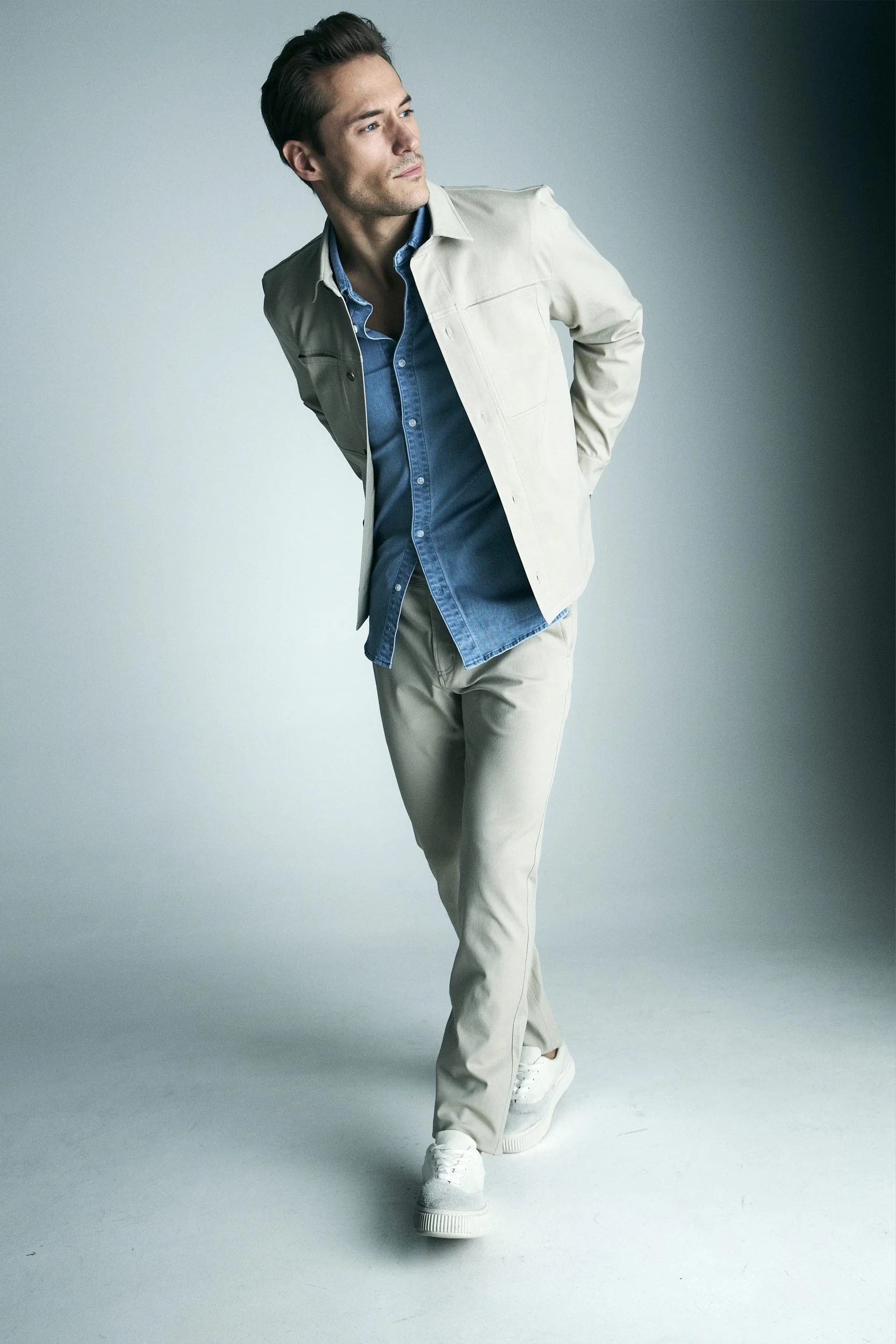 Comfort fit overshirt