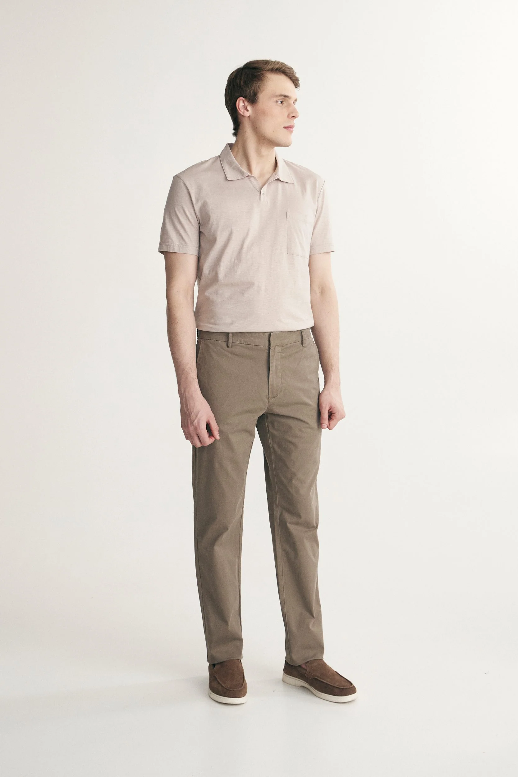Cotton johnny collar polo - Image 3