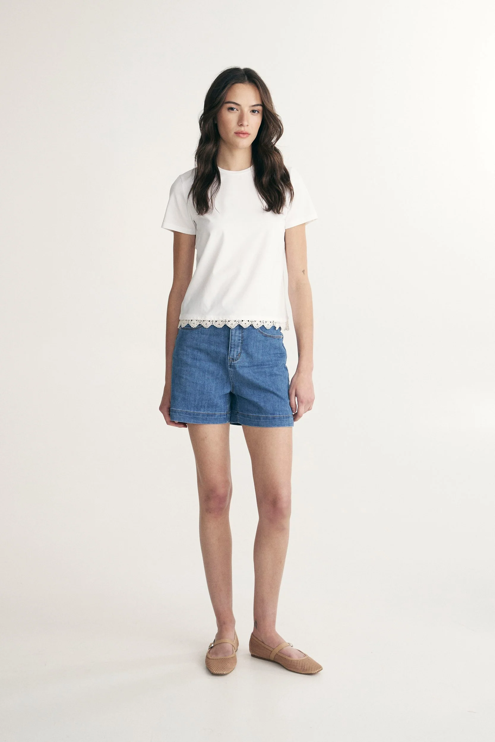 Crochet edge t-shirt - Image 3
