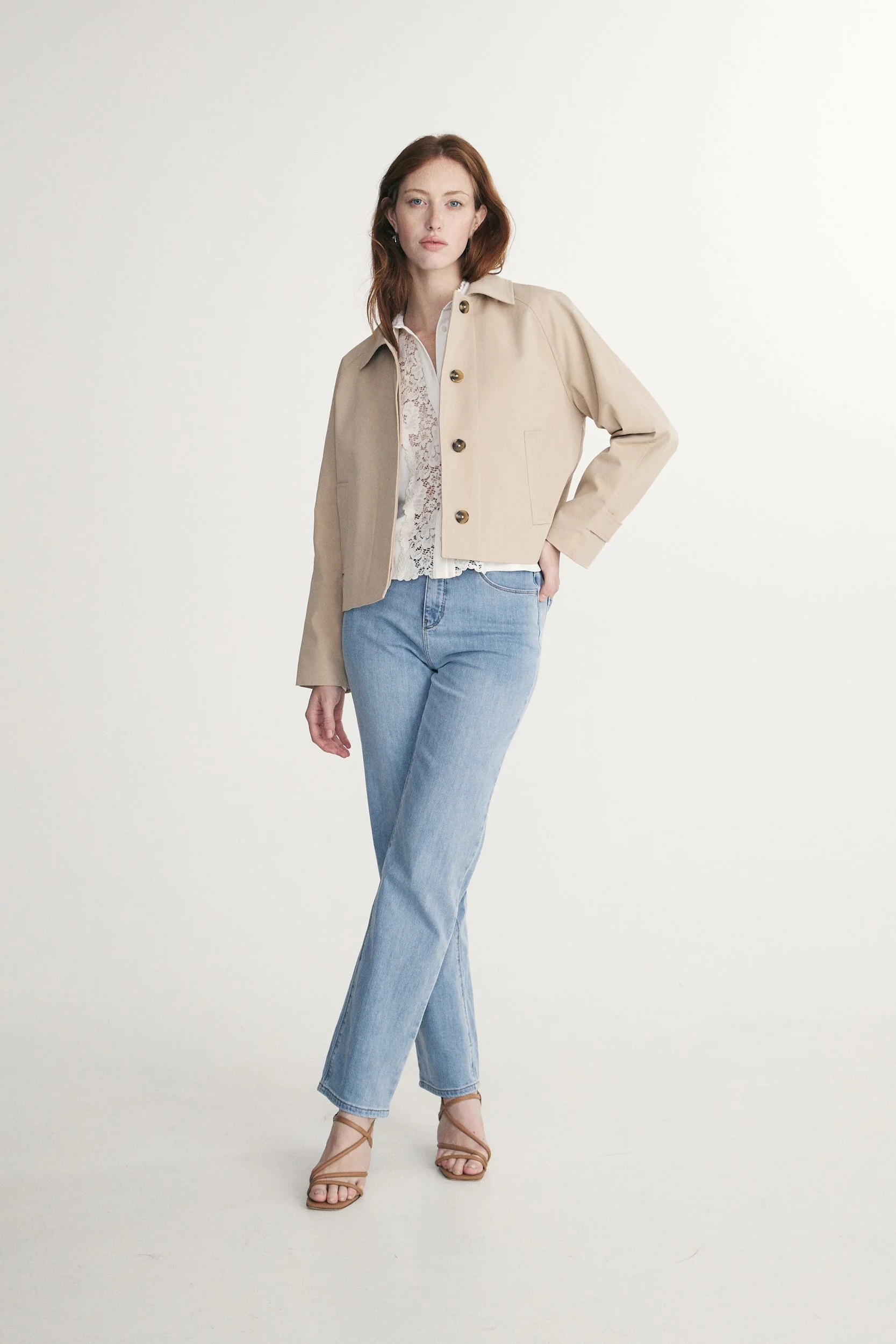 Cropped jacket - Image 3