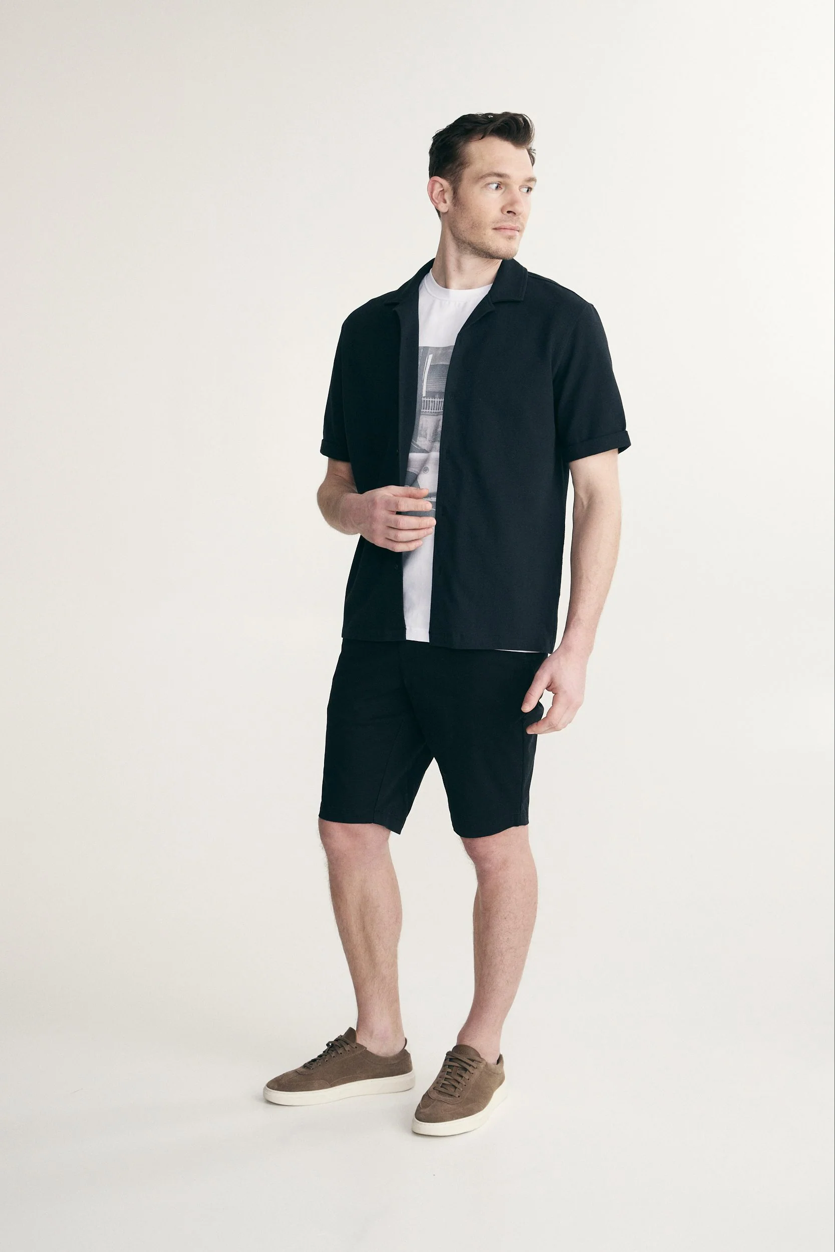 Cuban collar boxy shirt - Image 3