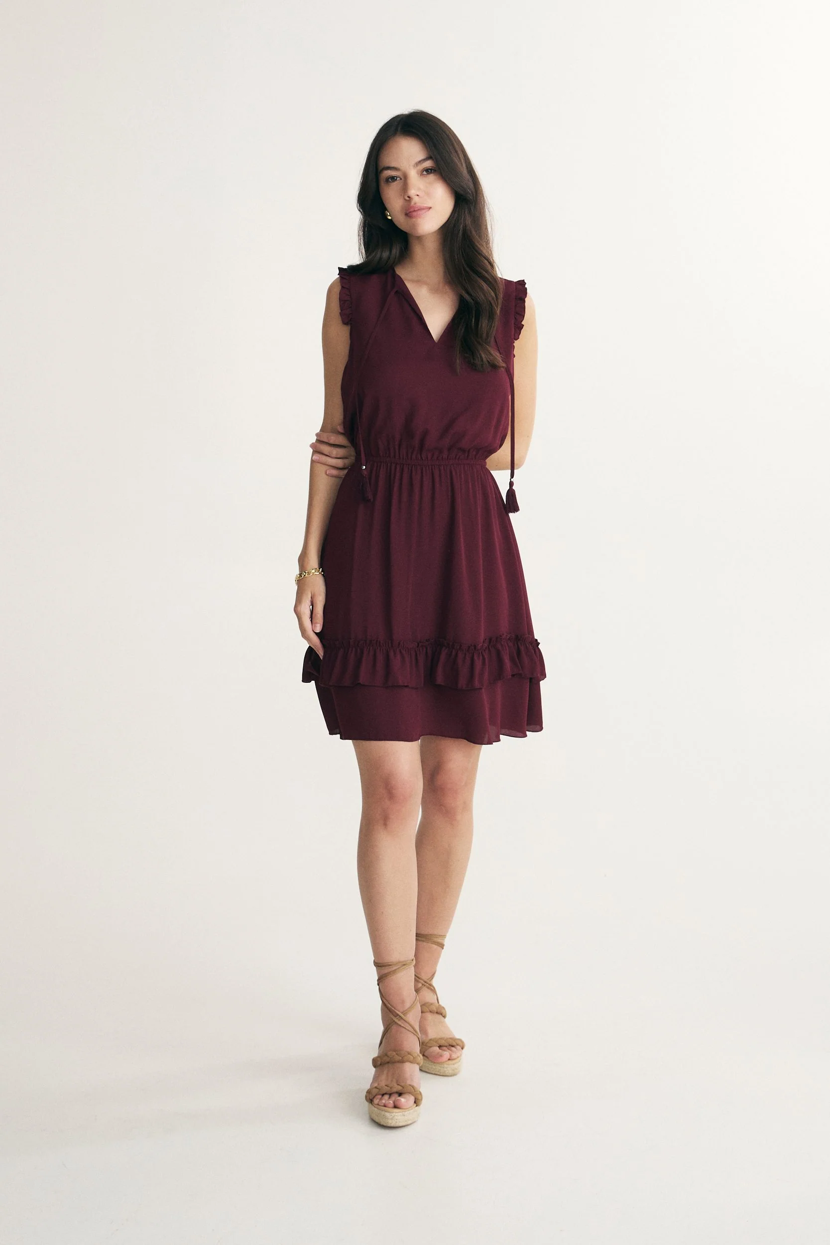 Dress with frills - Image 6