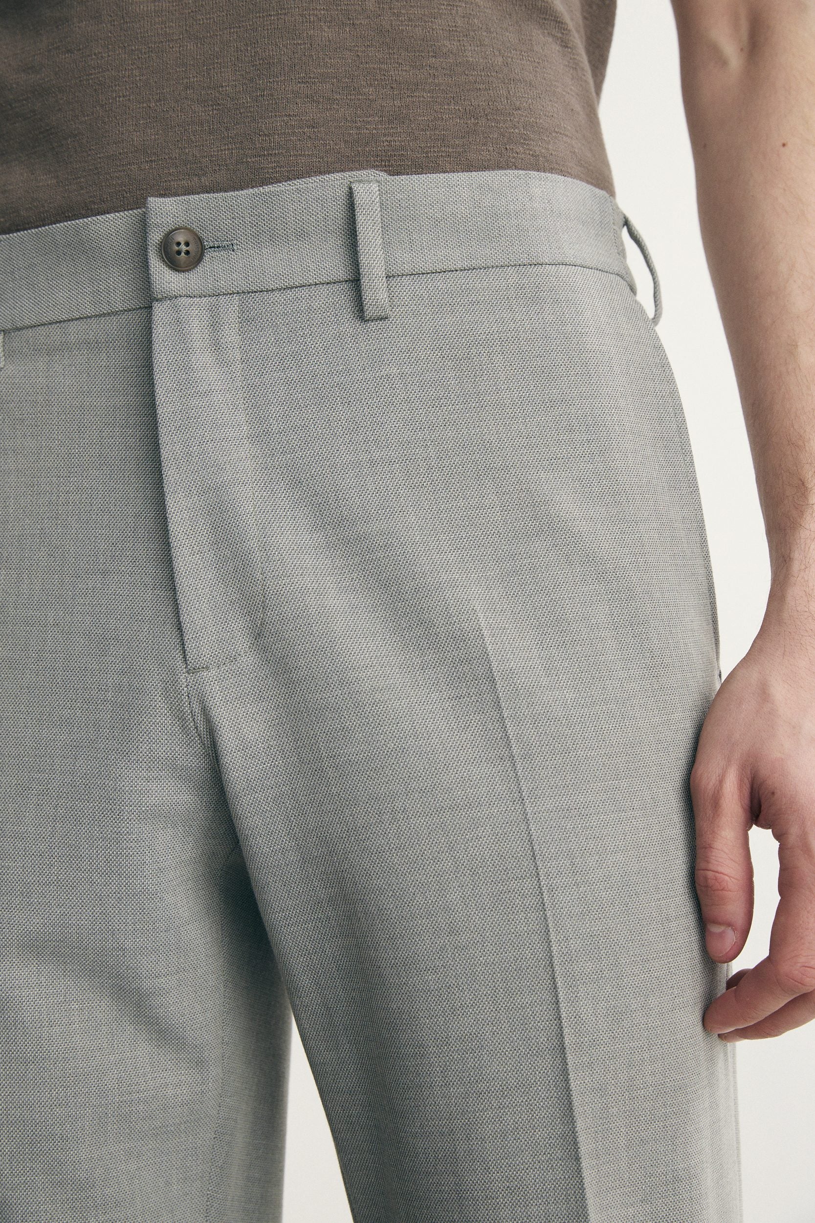 Elastic sides two tone pant - Image 3
