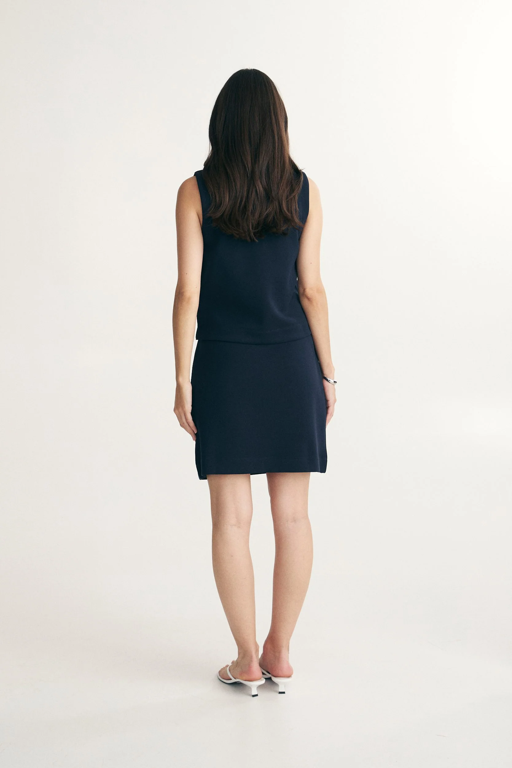 Elastic waist jersey skirt - Image 4