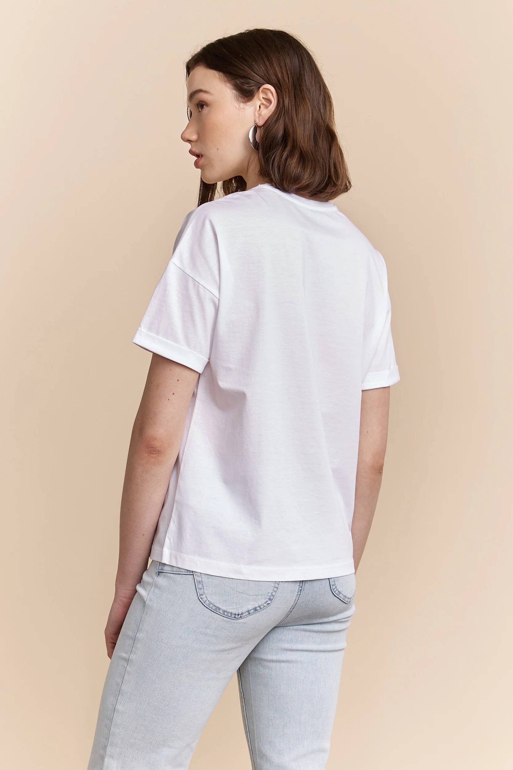 Embroidered floral t-shirt - Image 2