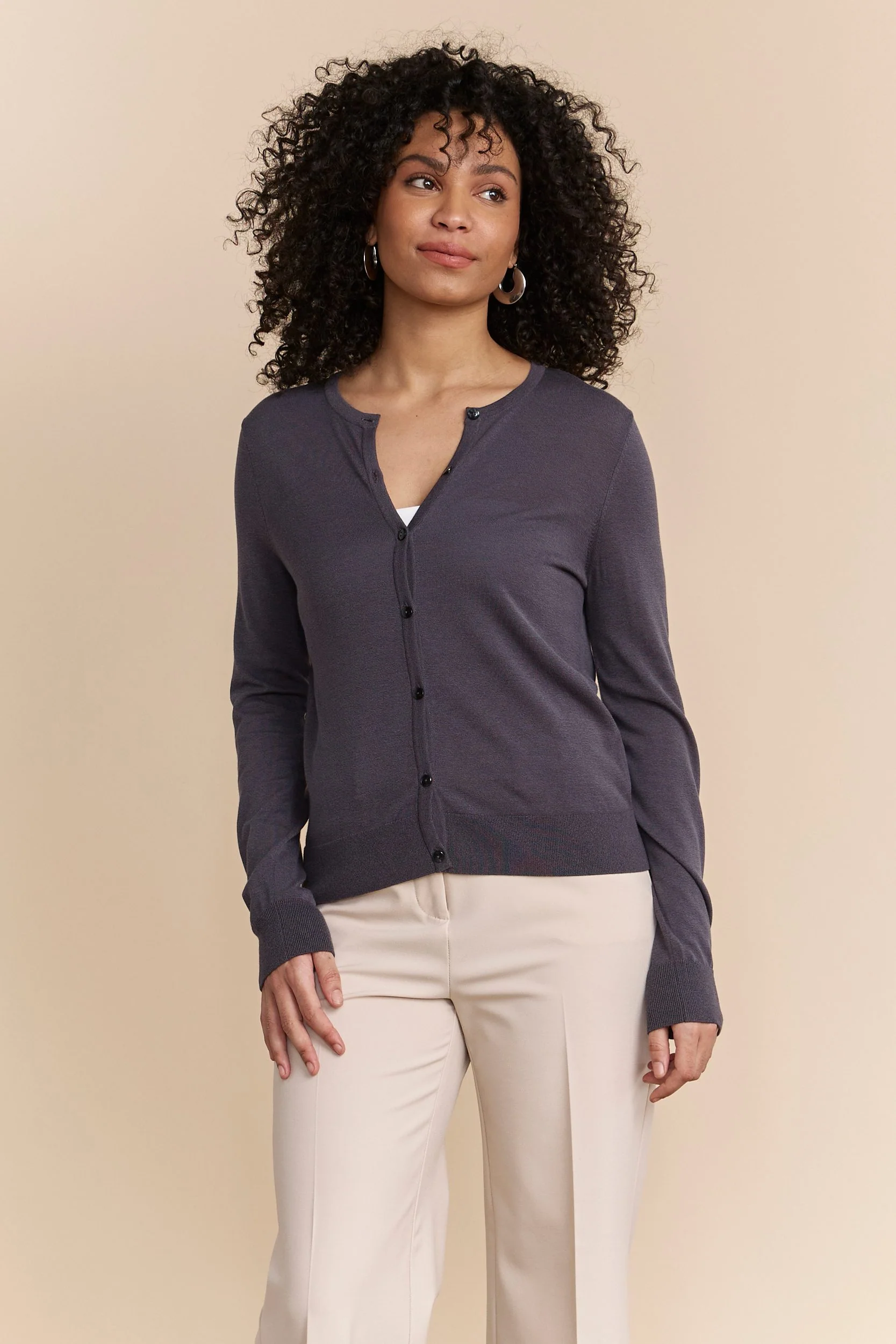 Fine knit cardigan - Image 4