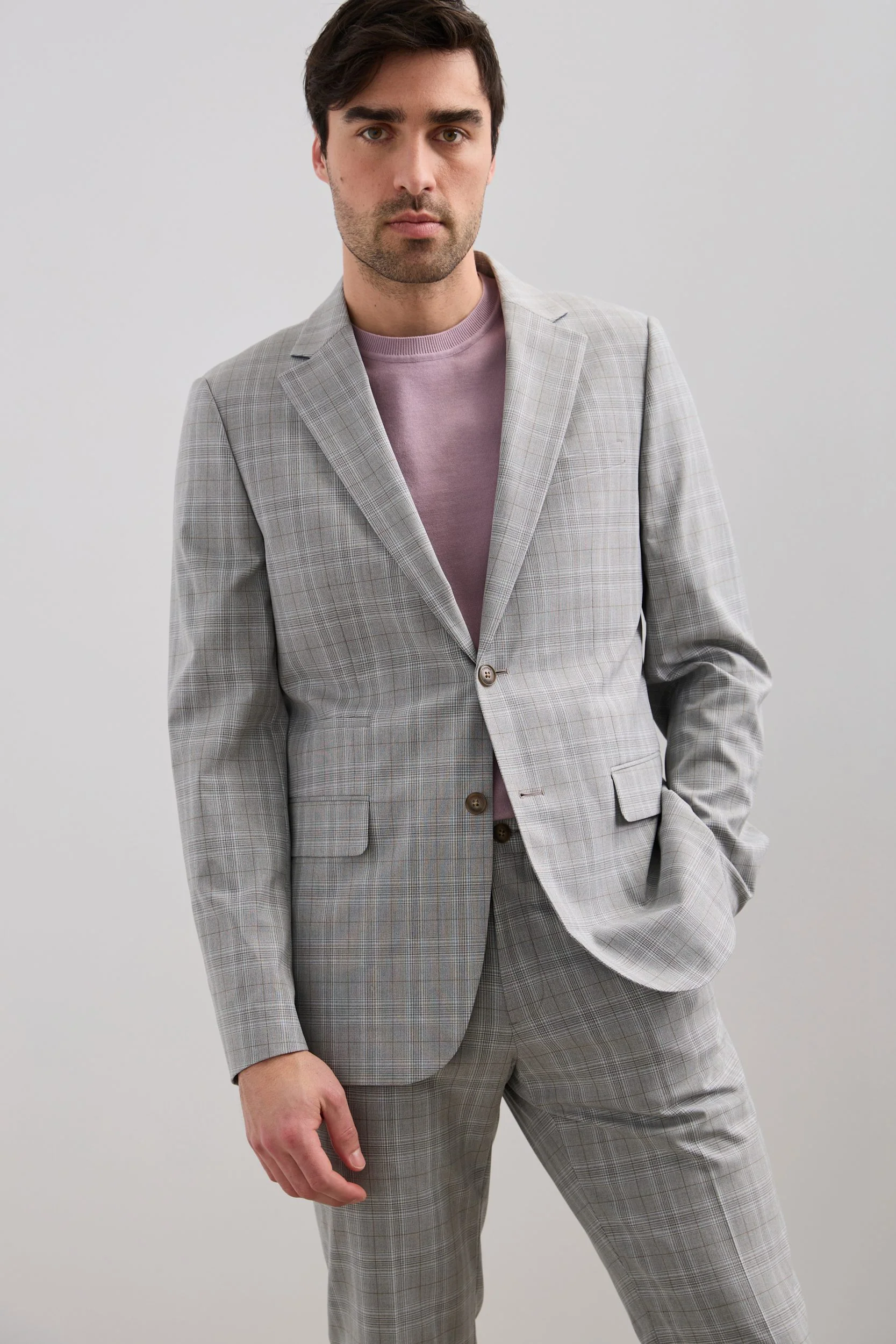 Fitted Check blazer