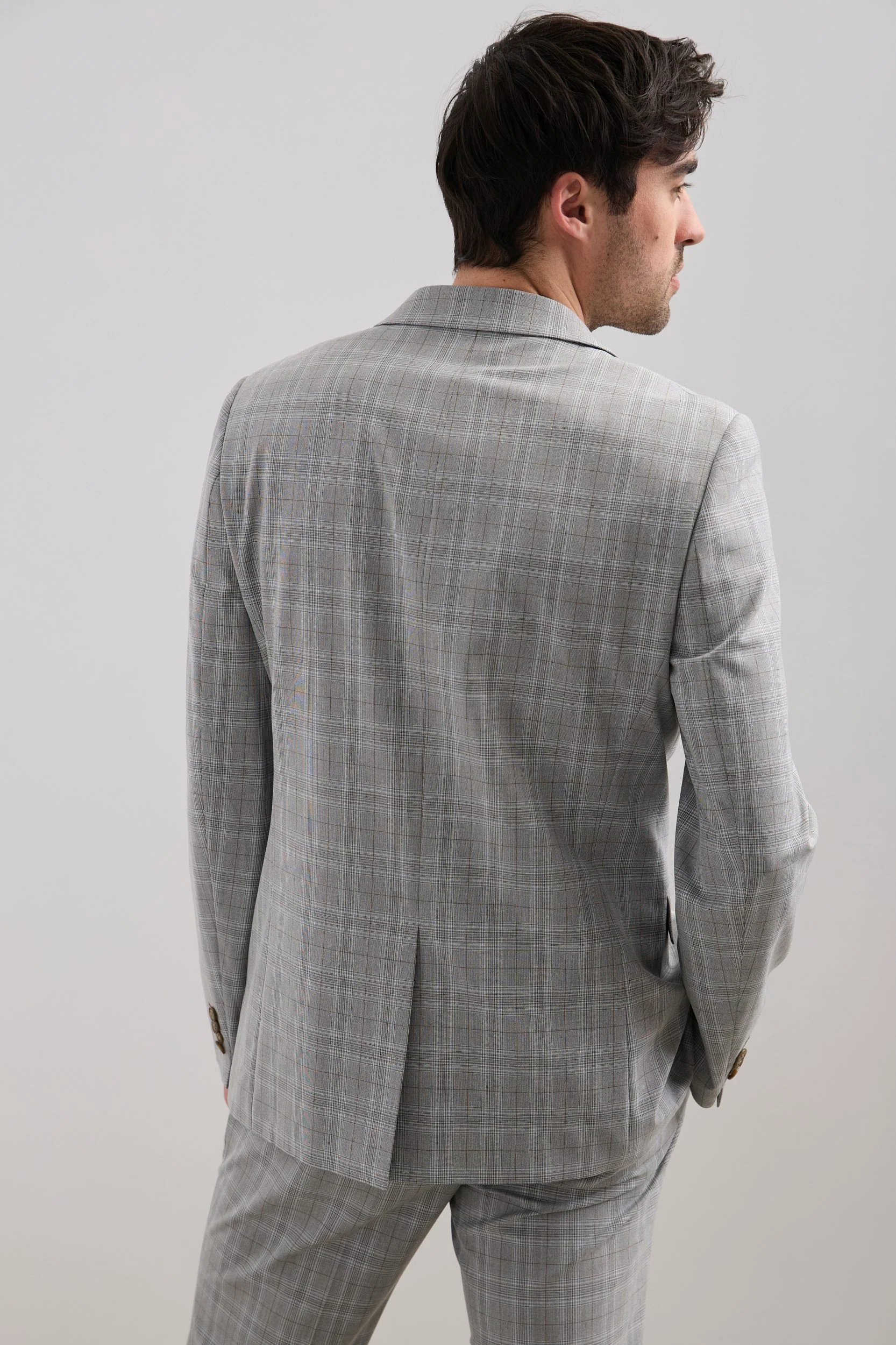 Fitted Check blazer - Image 2