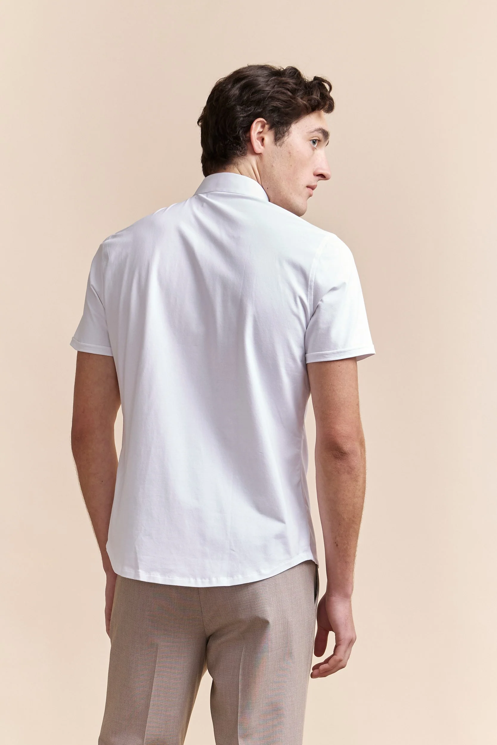 Fitted jersey back shirt - Image 2