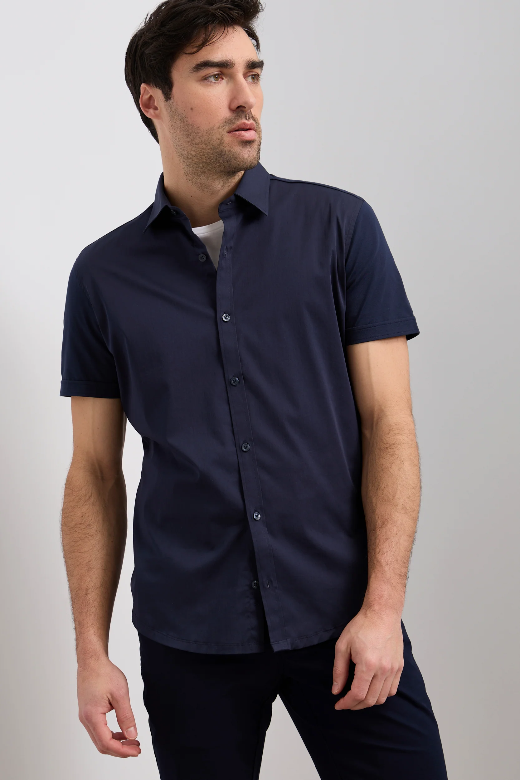 Fitted jersey back shirt - Image 5