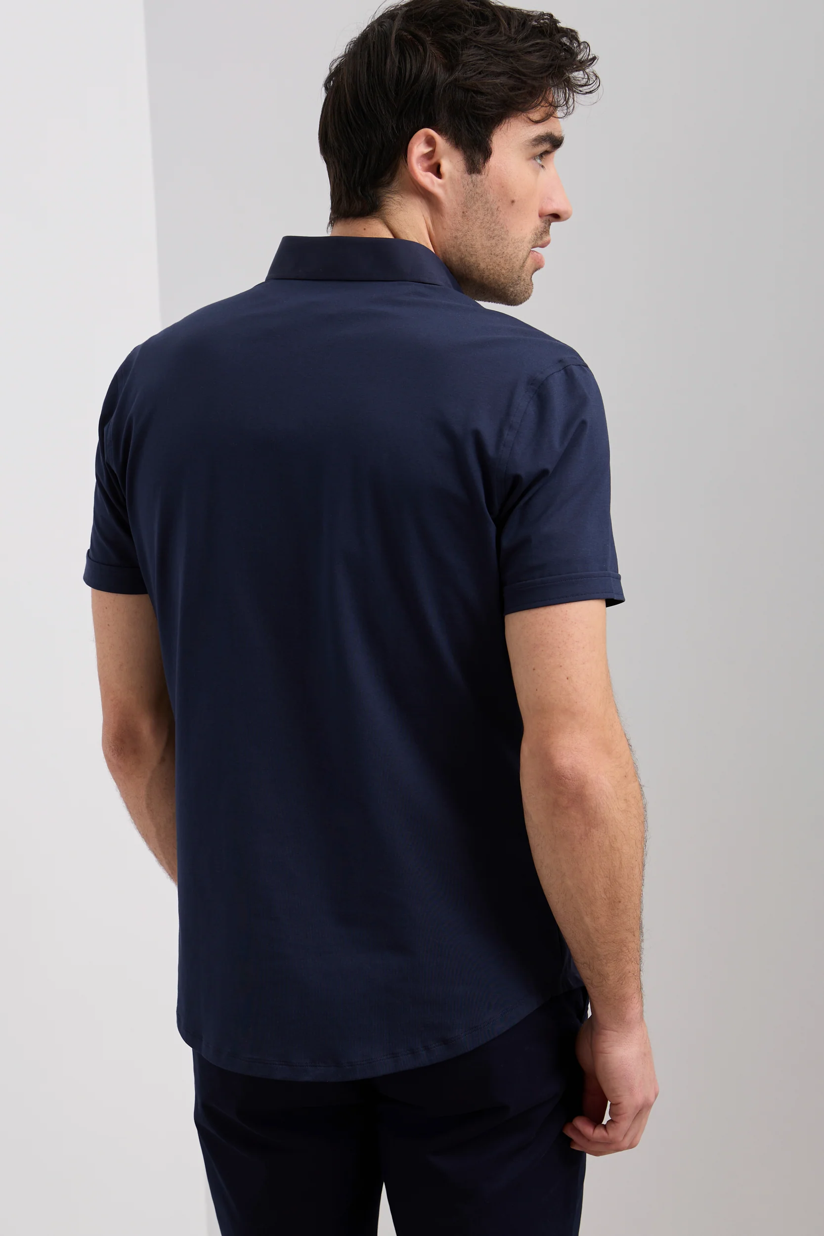 Fitted jersey back shirt - Image 6