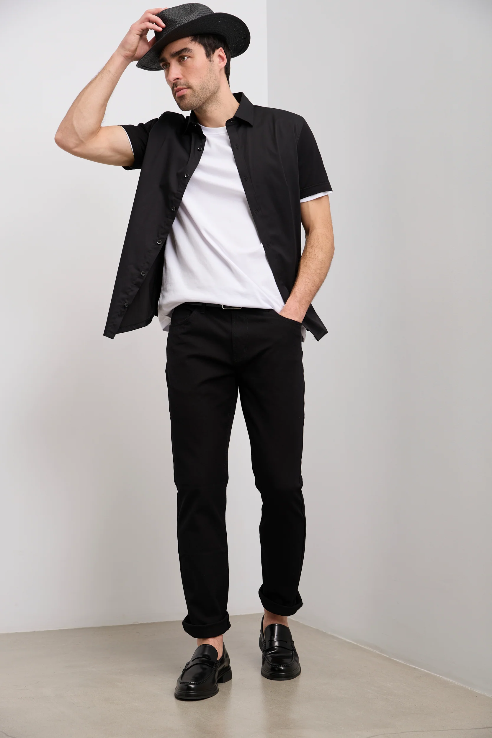 Fitted jersey back shirt - Image 7