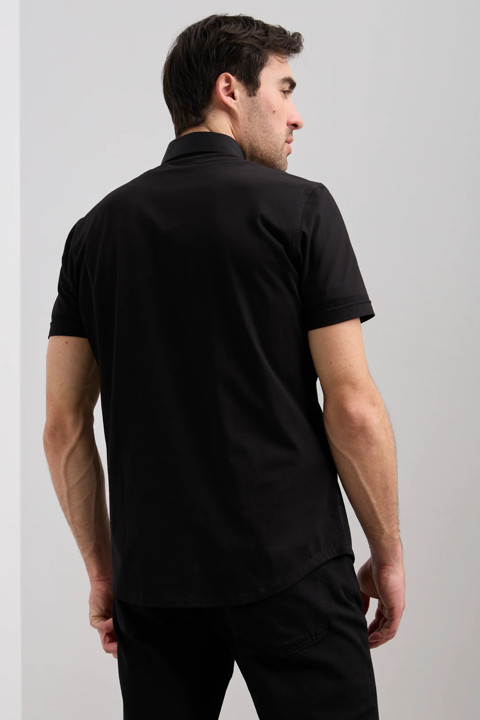 Fitted jersey back shirt - Image 9