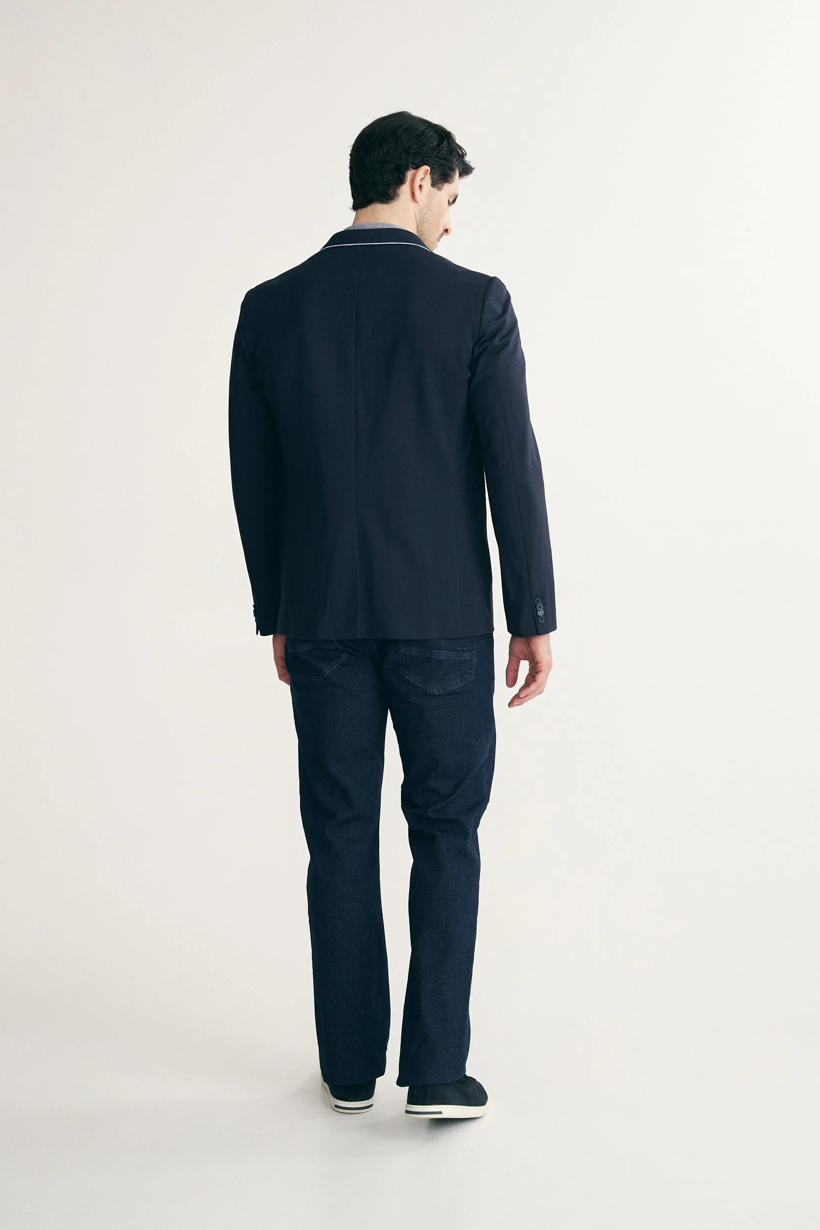 Fitted knit blazer - Image 3