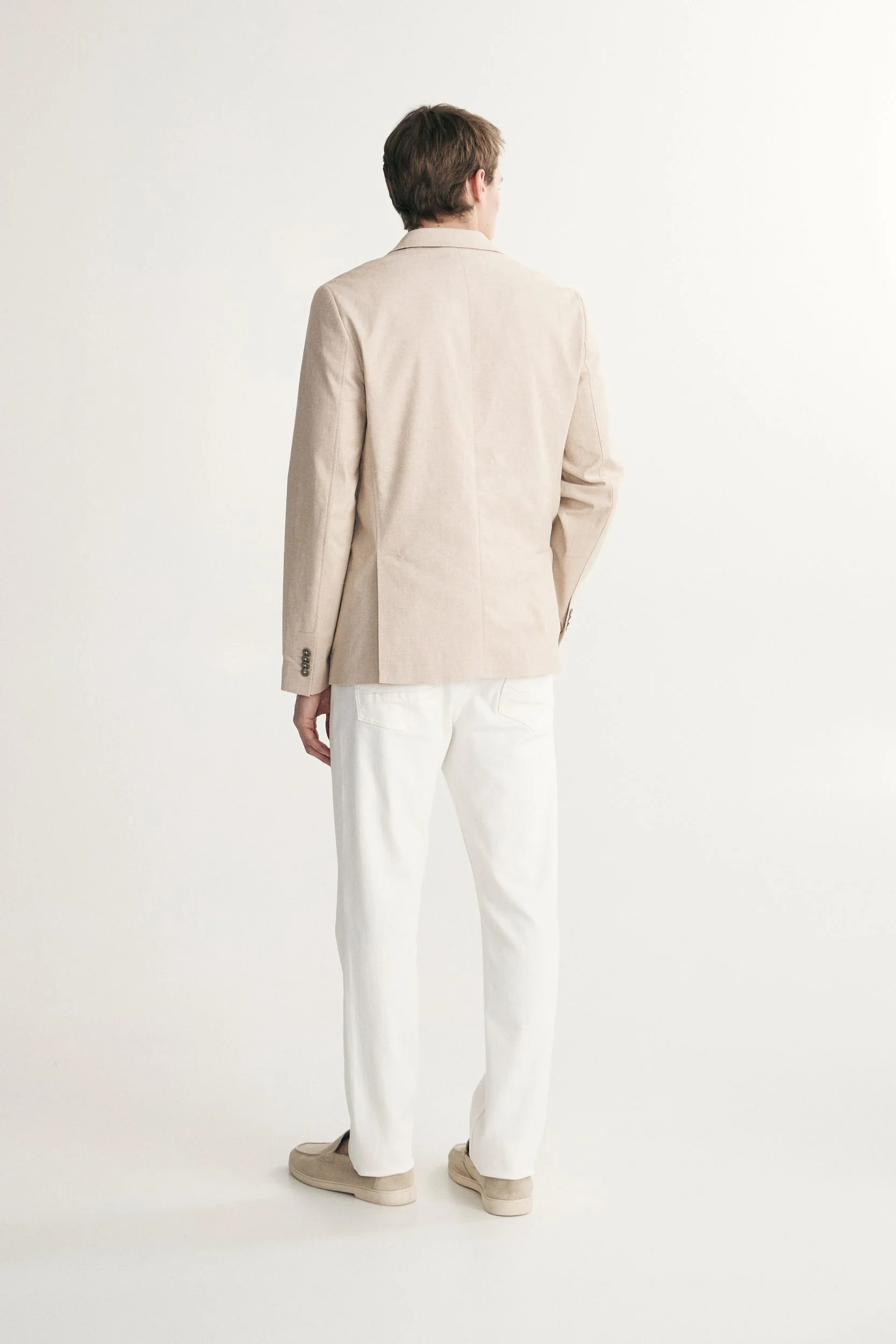 Fitted linen jacket - Image 2