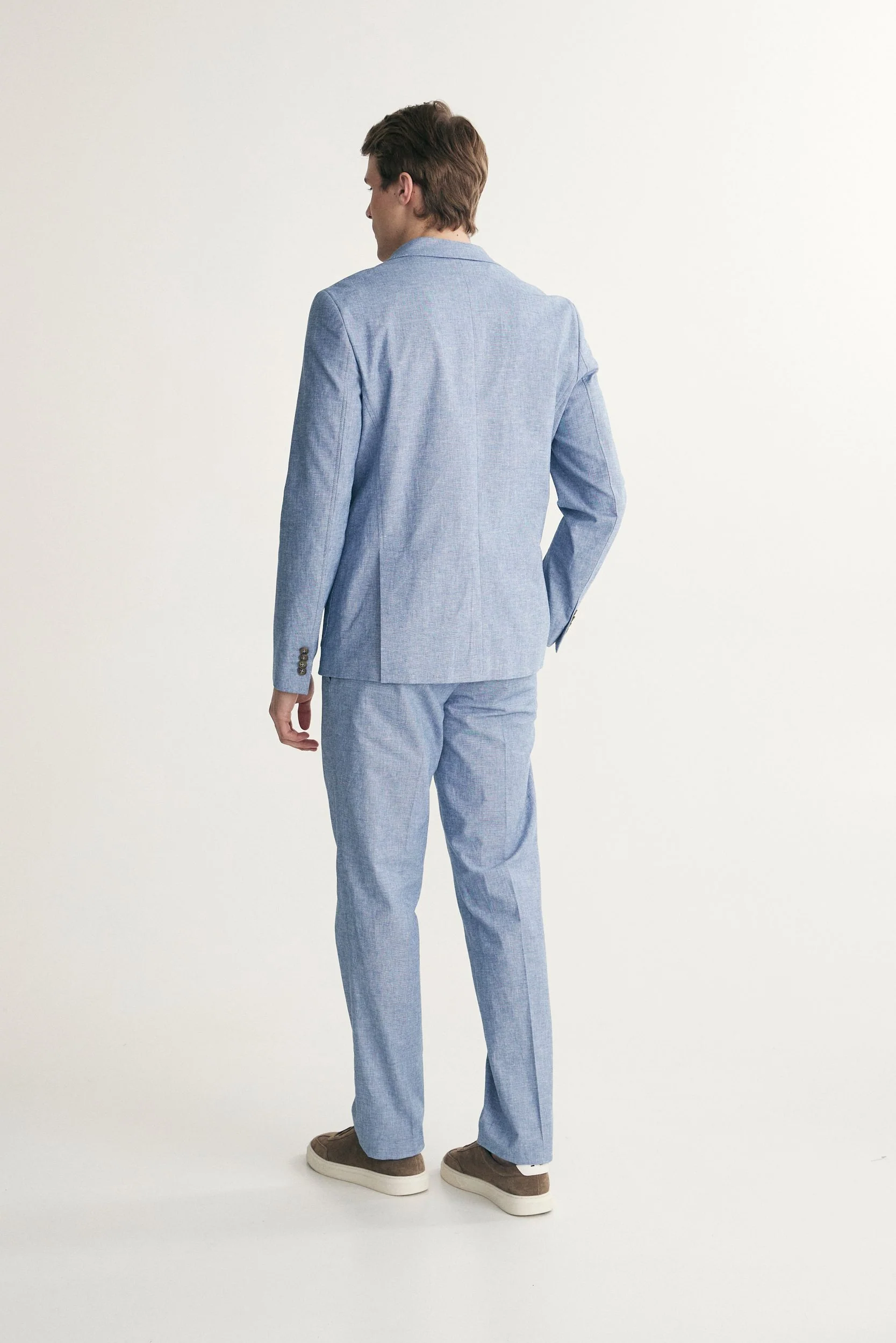Fitted linen jacket - Image 5