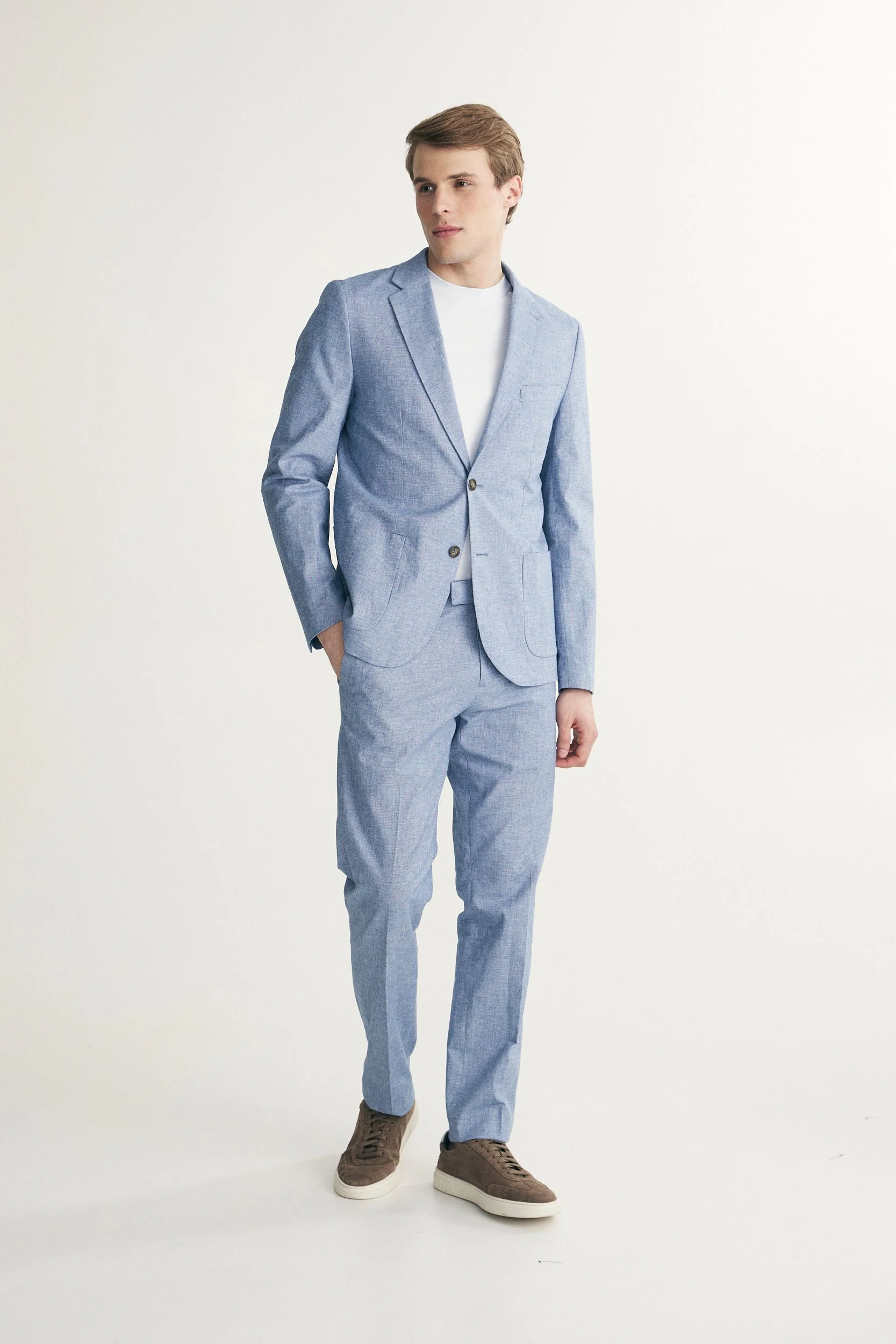 Fitted linen jacket - Image 6