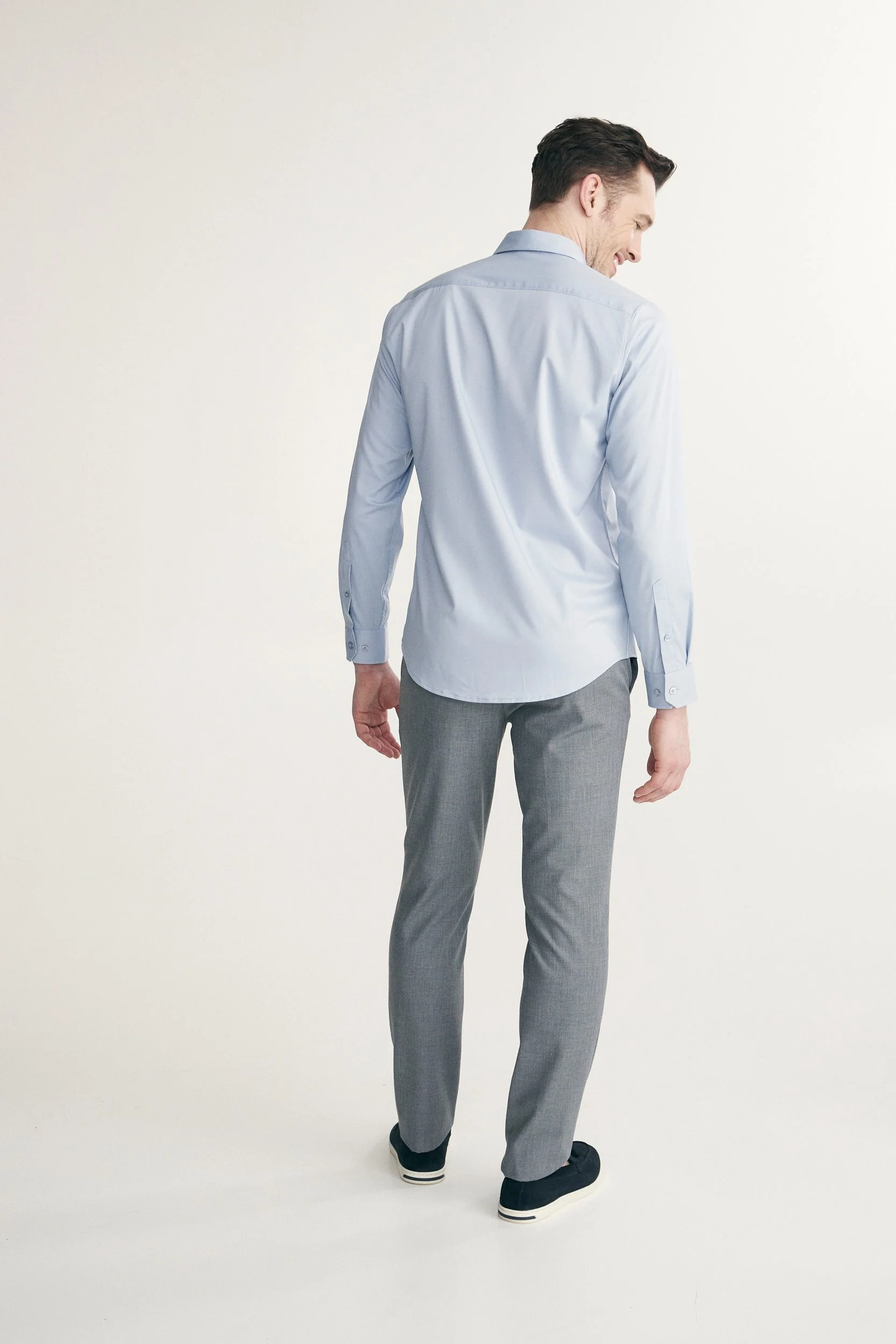 Fitted solid shirt - Image 5