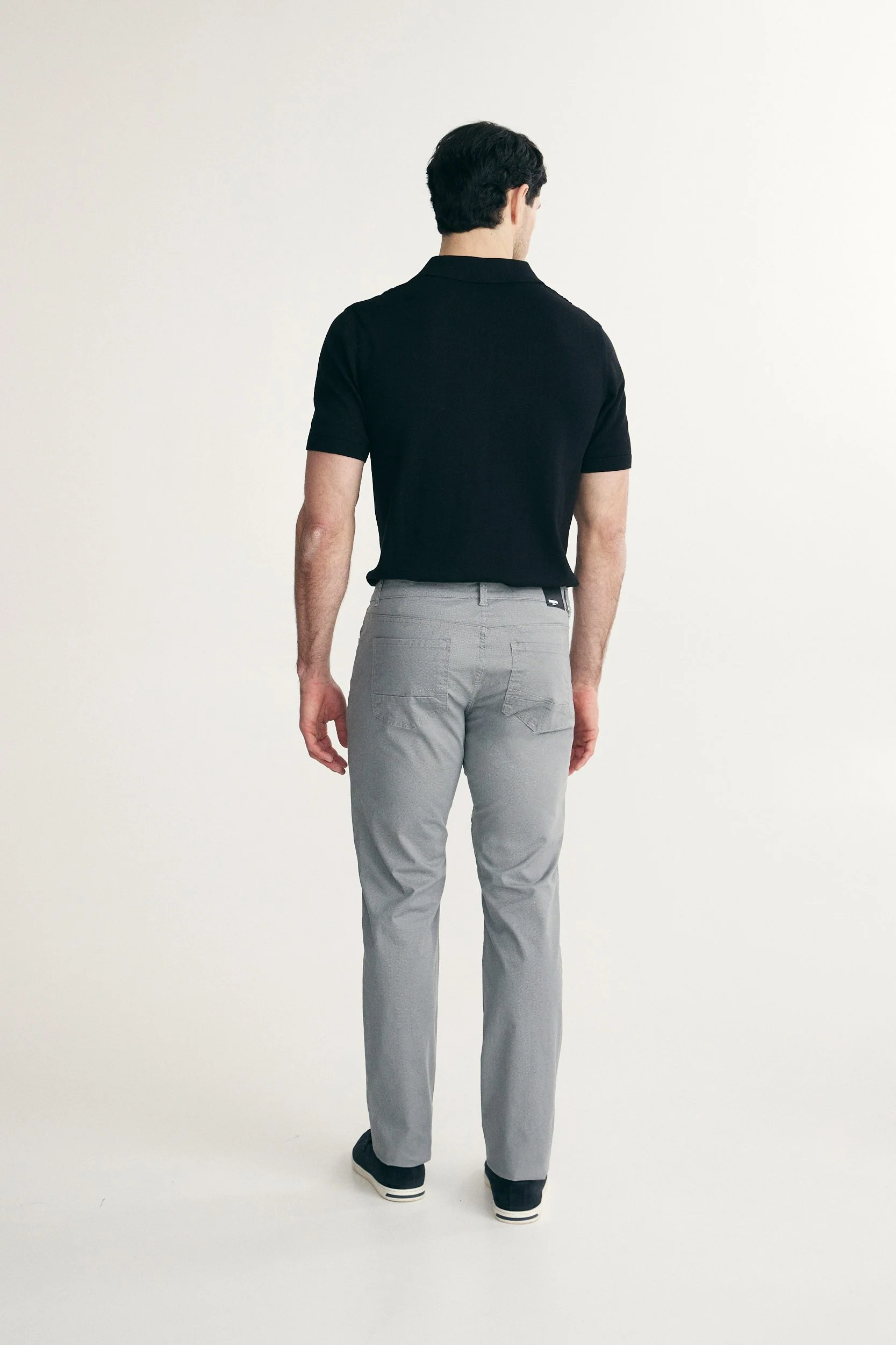 Five pockets printed slim fit pant - Image 2