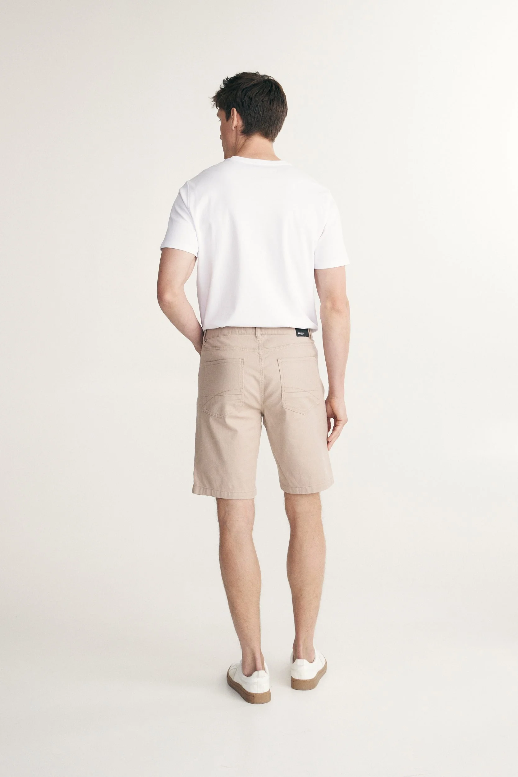 Textured slim fit bermuda - Image 5