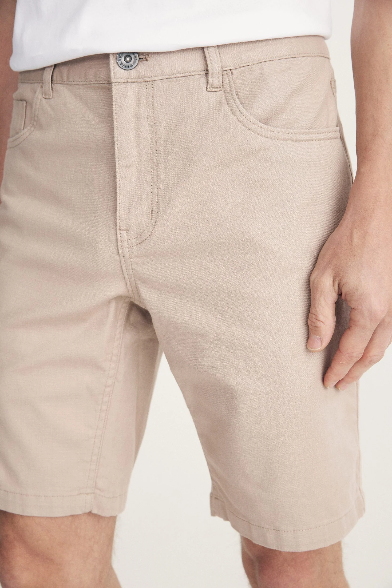 Textured slim fit bermuda - Image 6