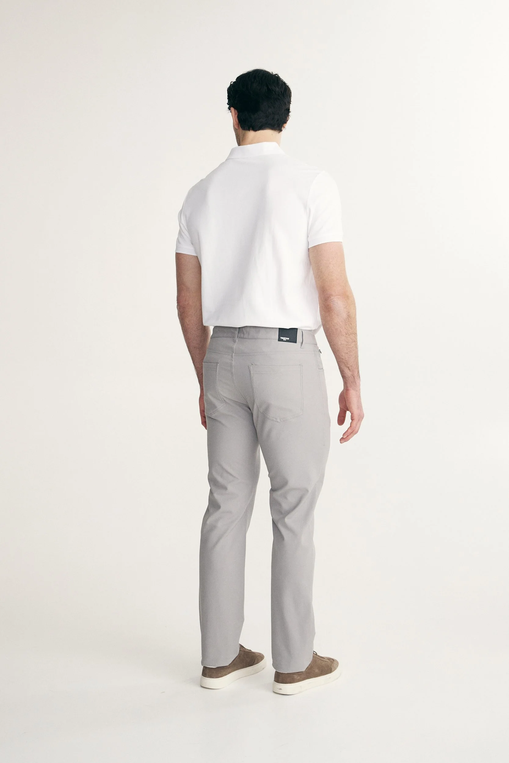 Five pockets textured slim fit pant - Image 2