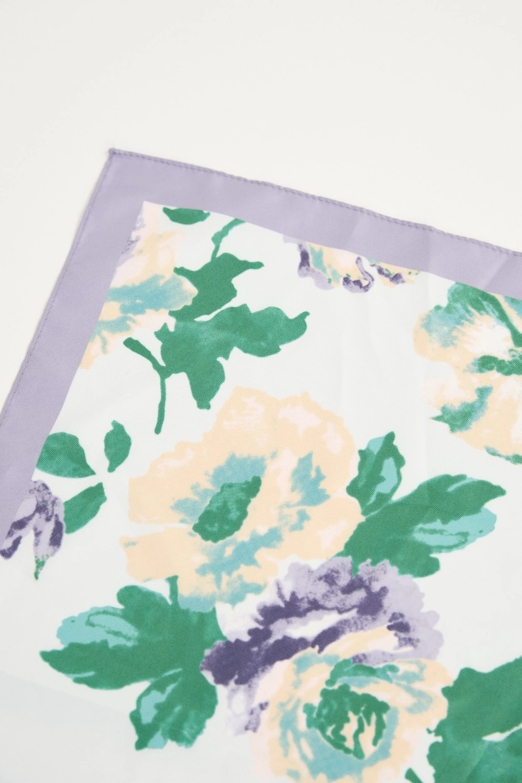 Floral print square scarf - Image 2