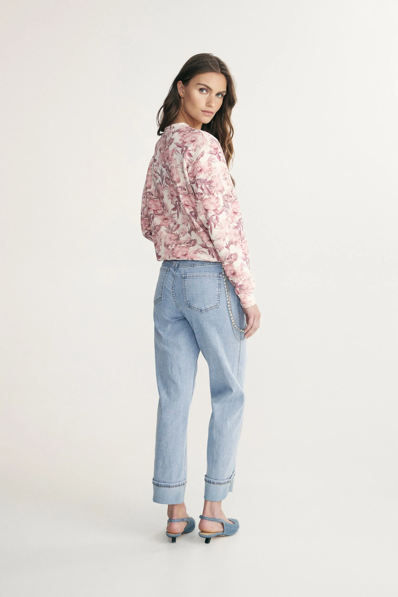 Floral print sweatshirt - Image 2