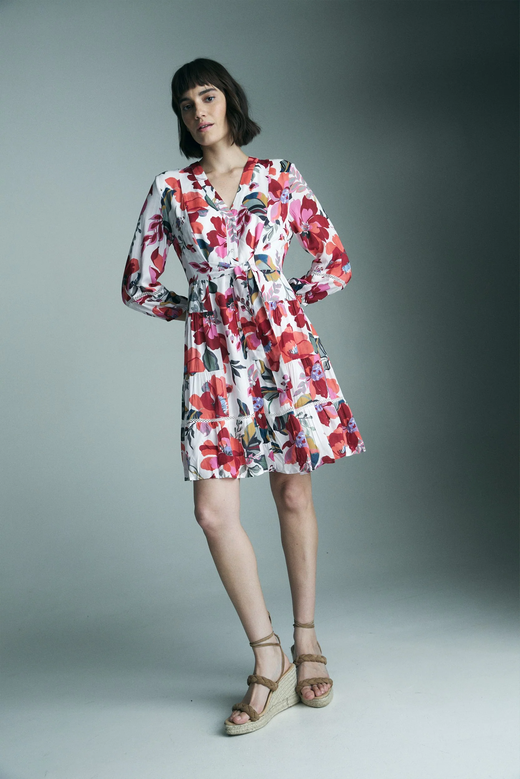 Floral printed dress