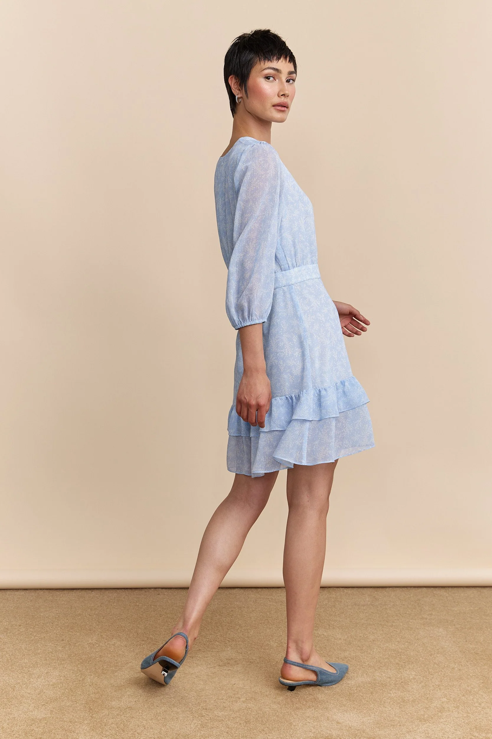 Puffy sleeve dress - Image 2