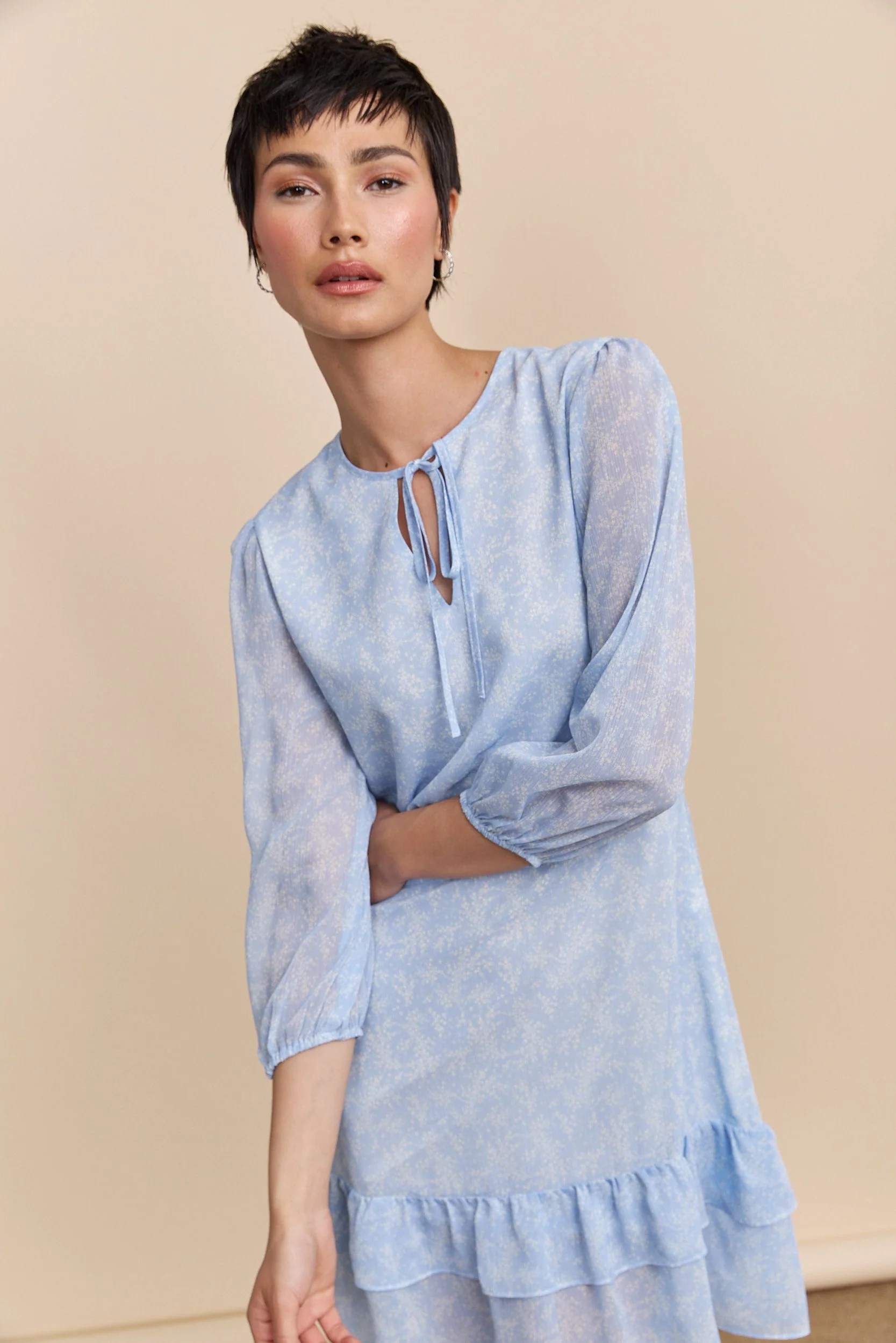 Puffy sleeve dress - Image 3