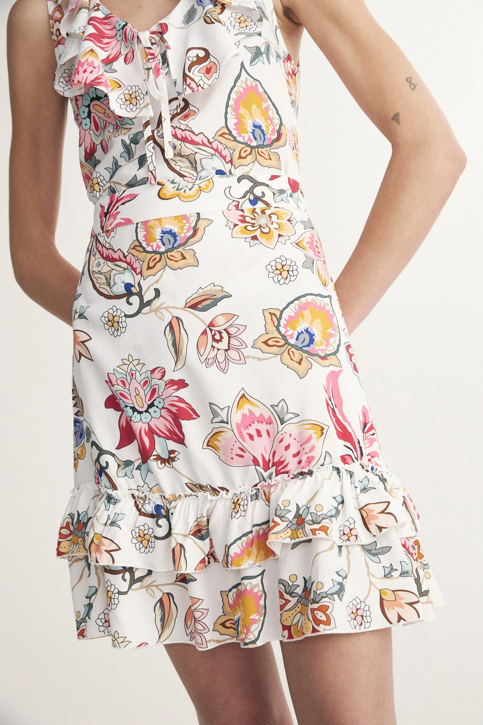Floral printed skirt - Image 3