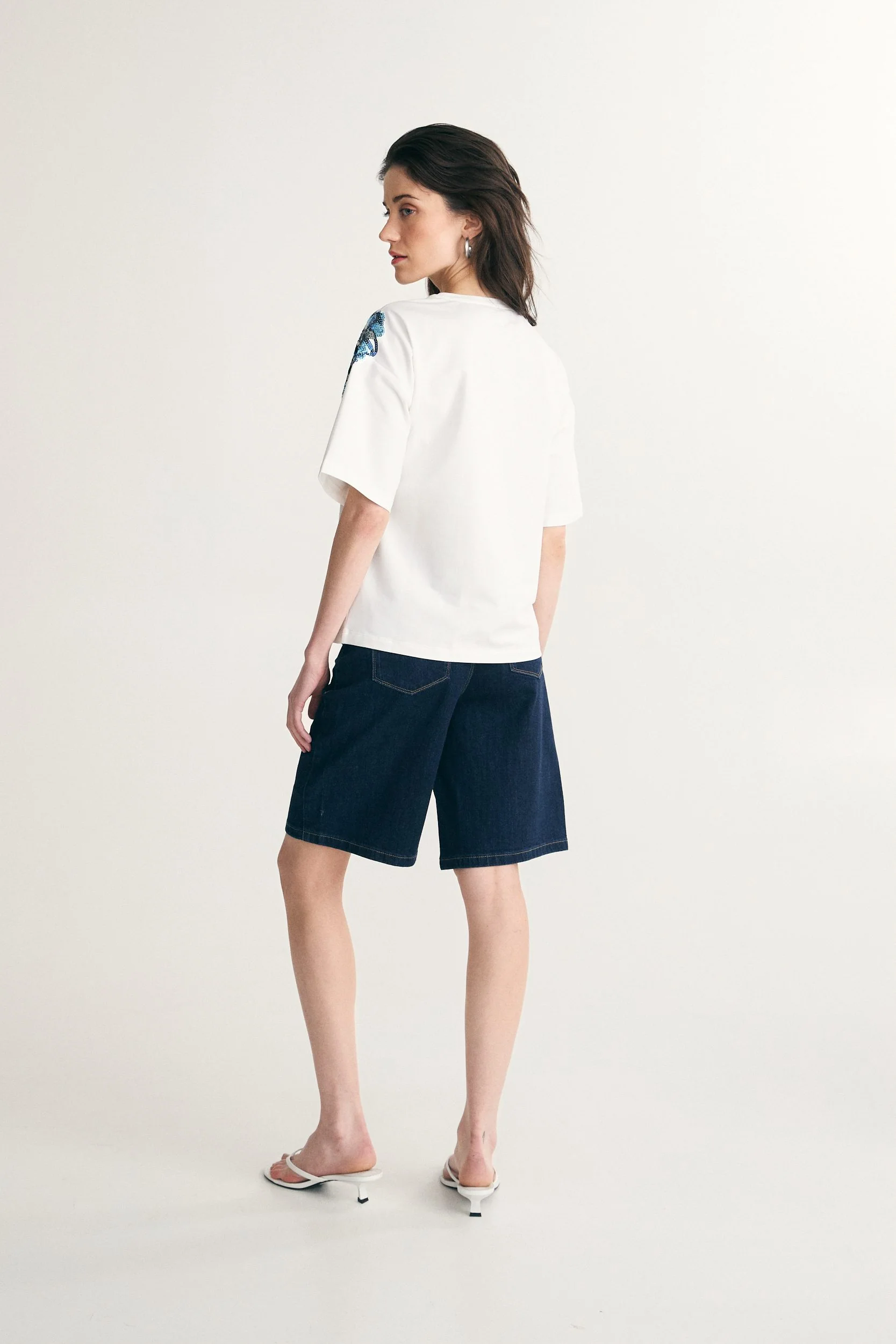 Floral sequins t-shirt - Image 2