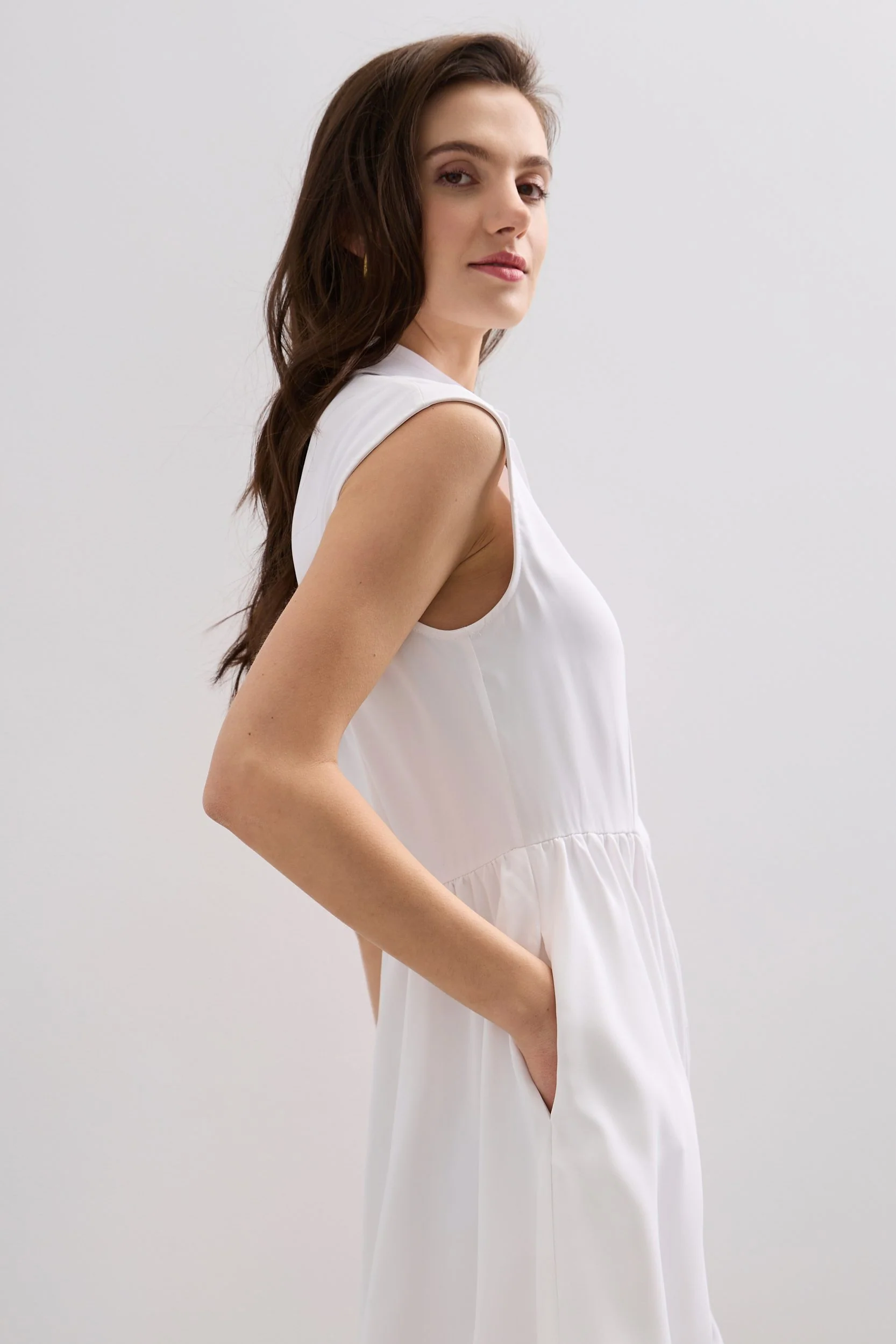 Fluid shirt dress - Image 3