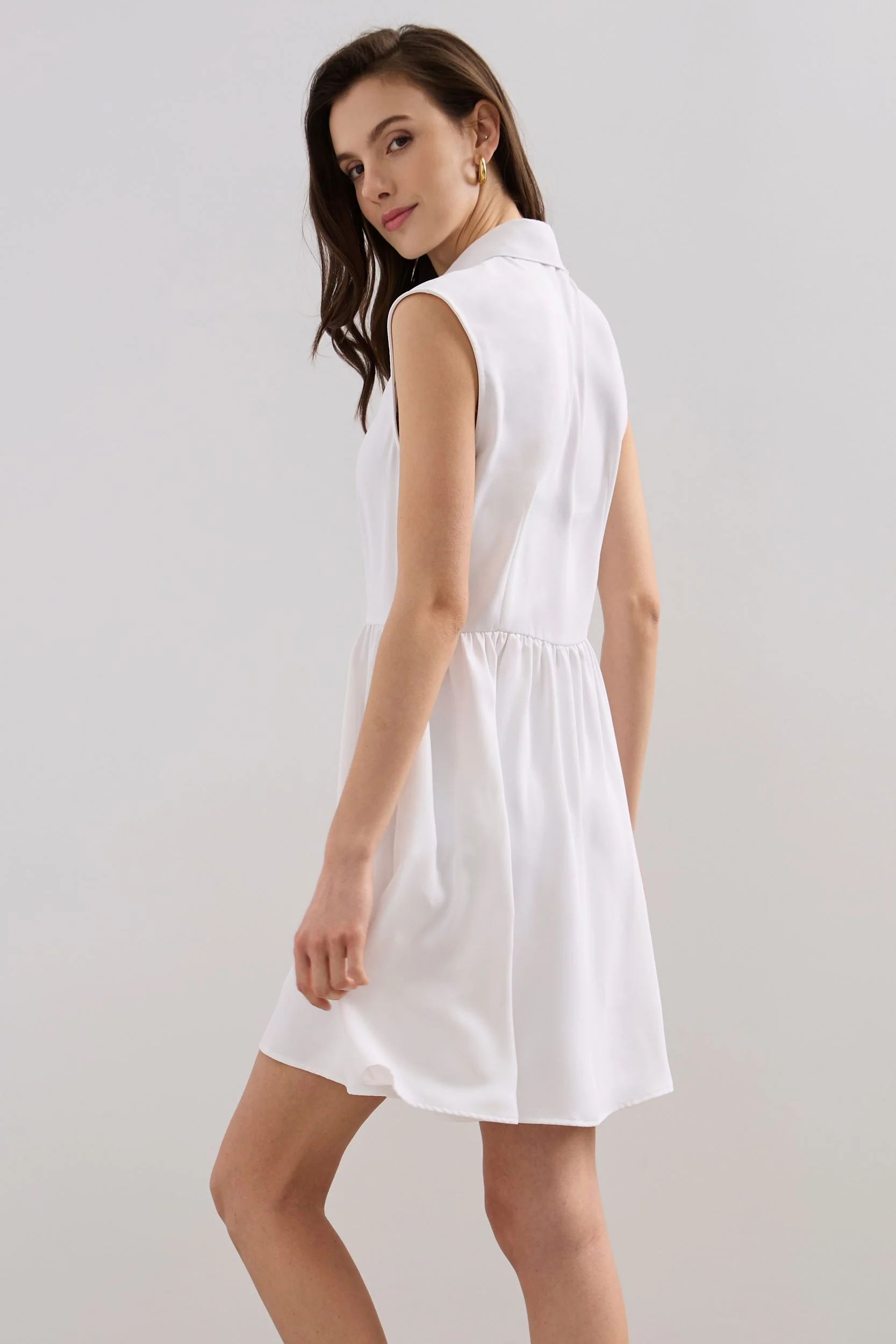 Fluid shirt dress - Image 4