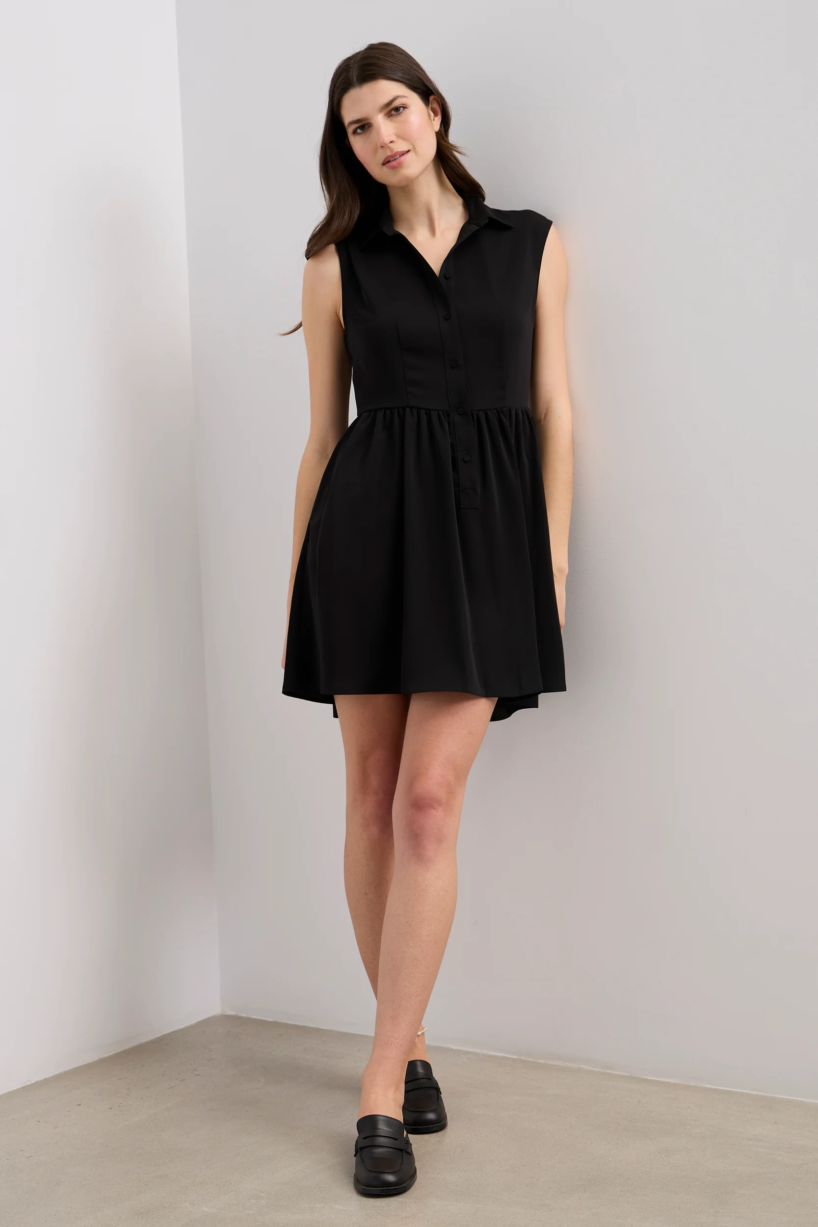 Fluid shirt dress - Image 5